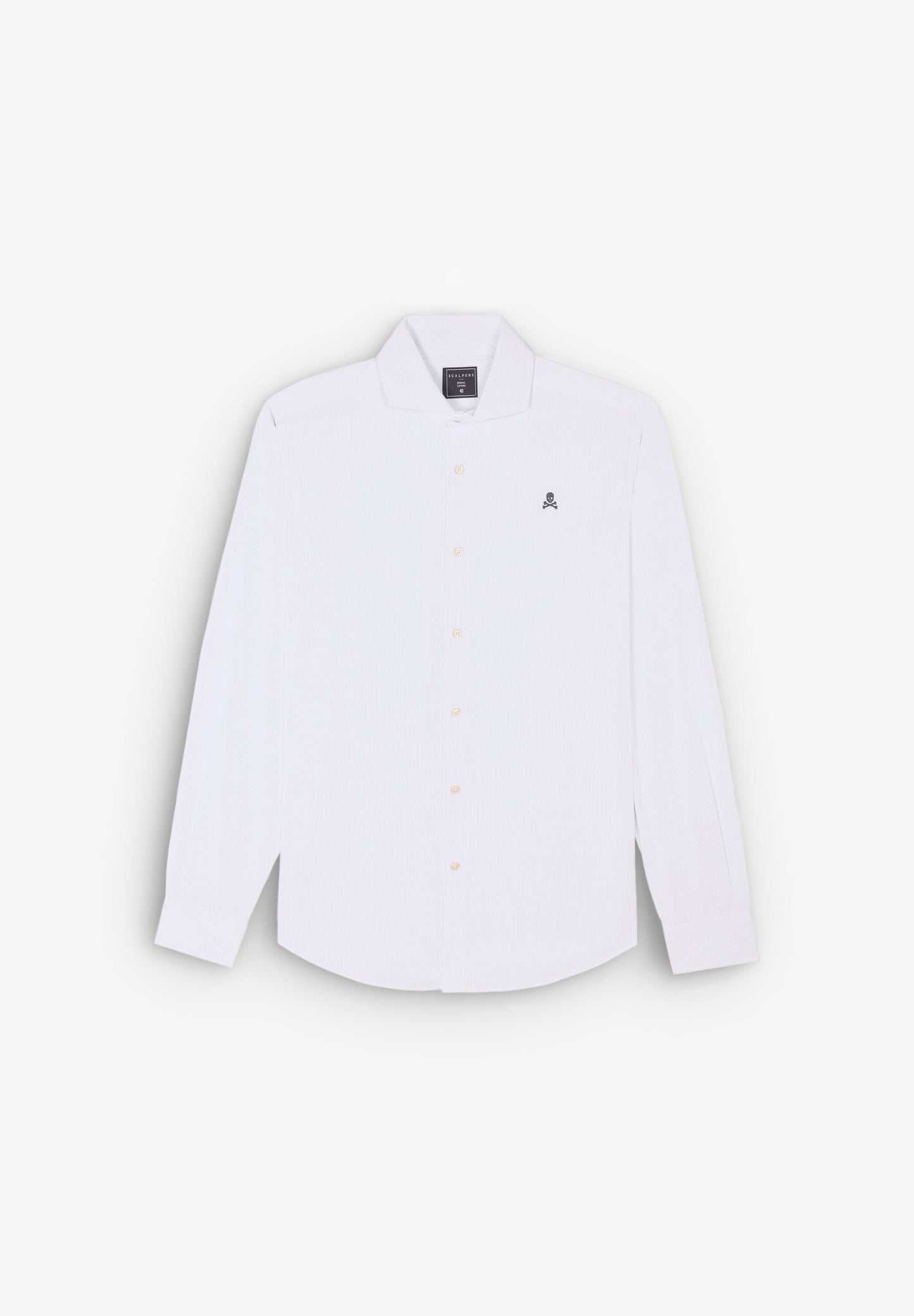 CAMISA VESTIR RAYAS CALAVERA CONTRASTE