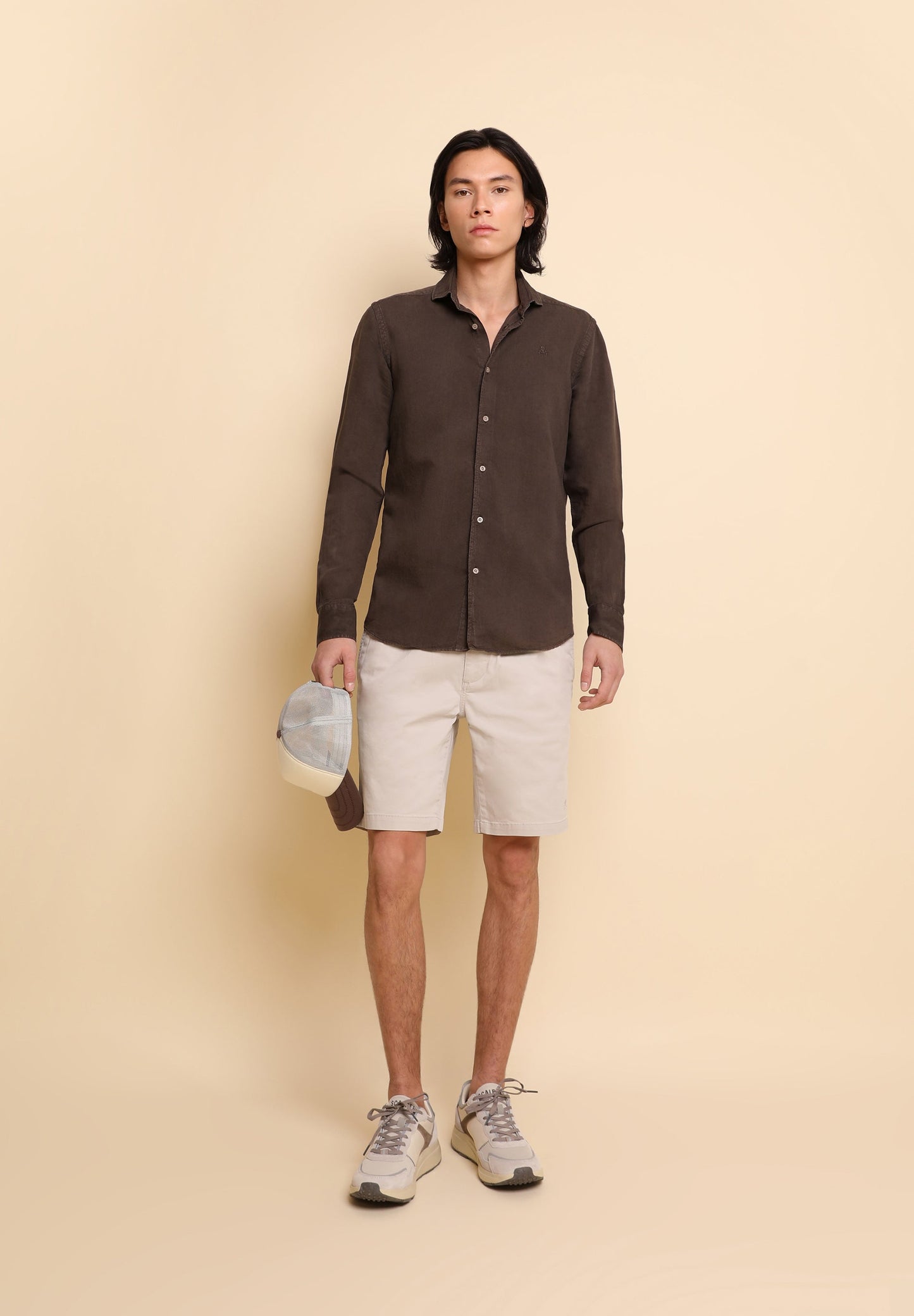 CAMISA LINO CALAVERA