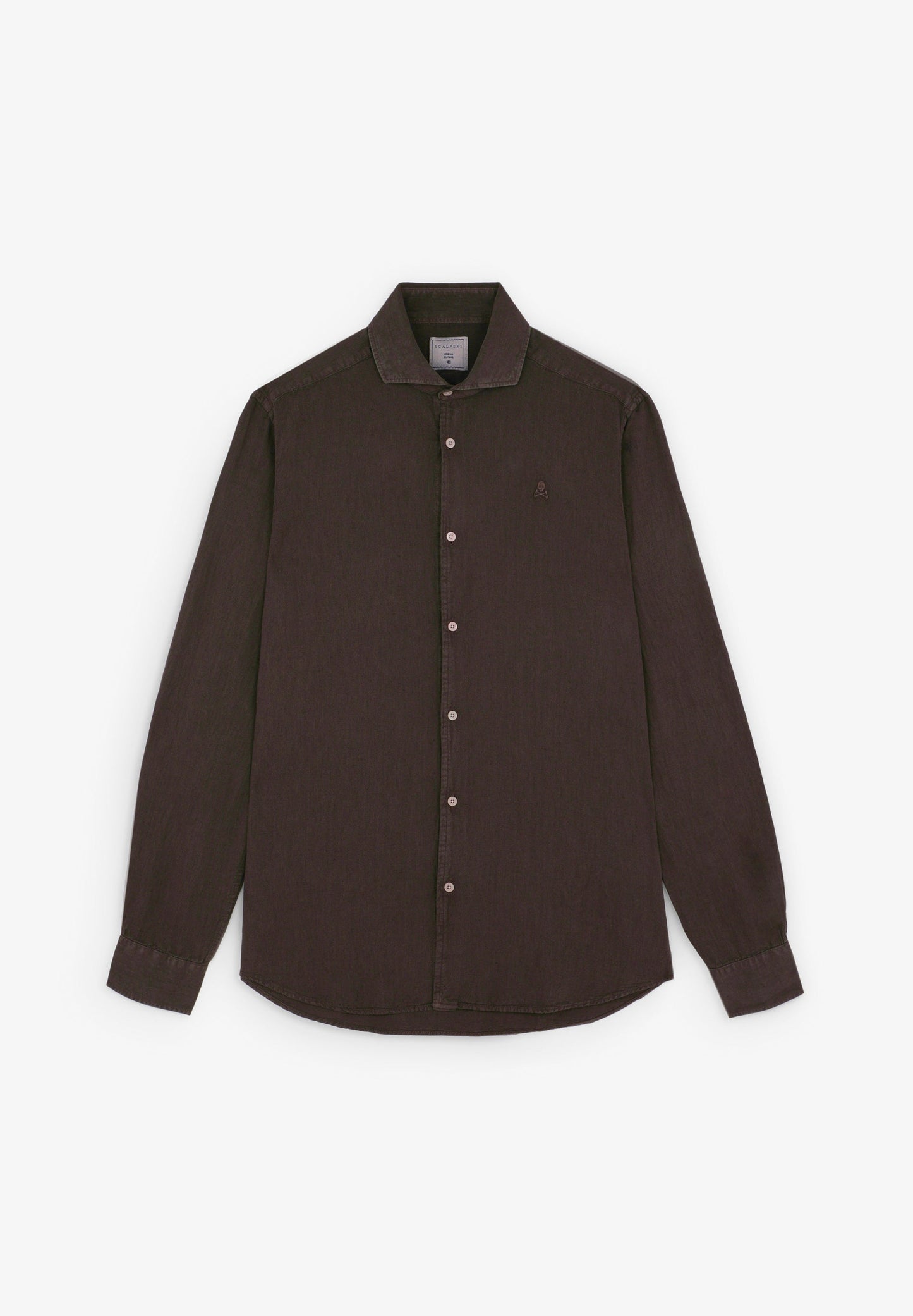 CAMISA LINO CALAVERA