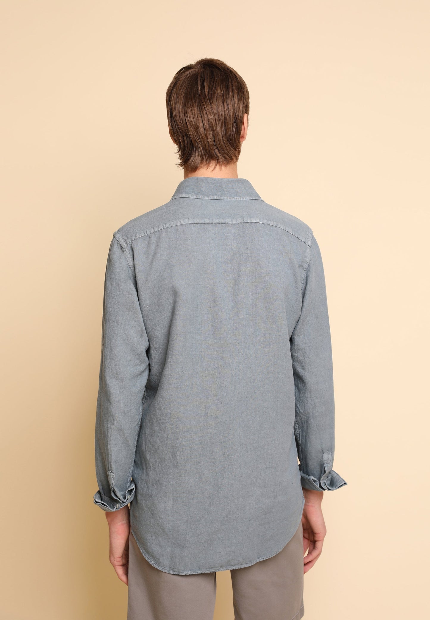 CAMISA LINO CALAVERA