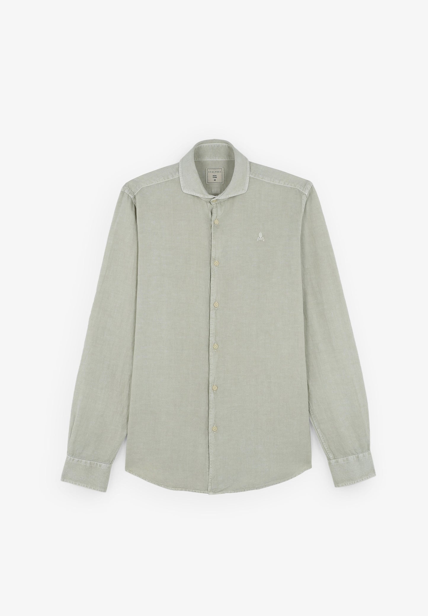 CAMISA LINO CALAVERA