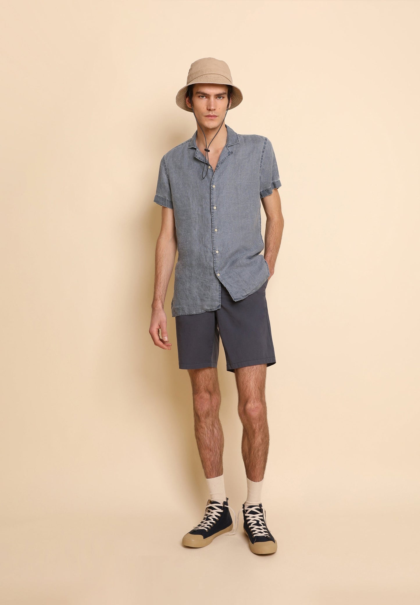 CAMISA MANGA CORTA LINO