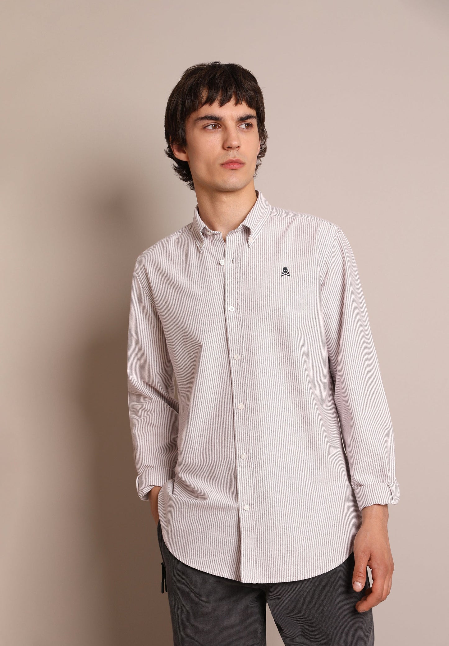 CAMISA OXFORD CUELLO BOTONES