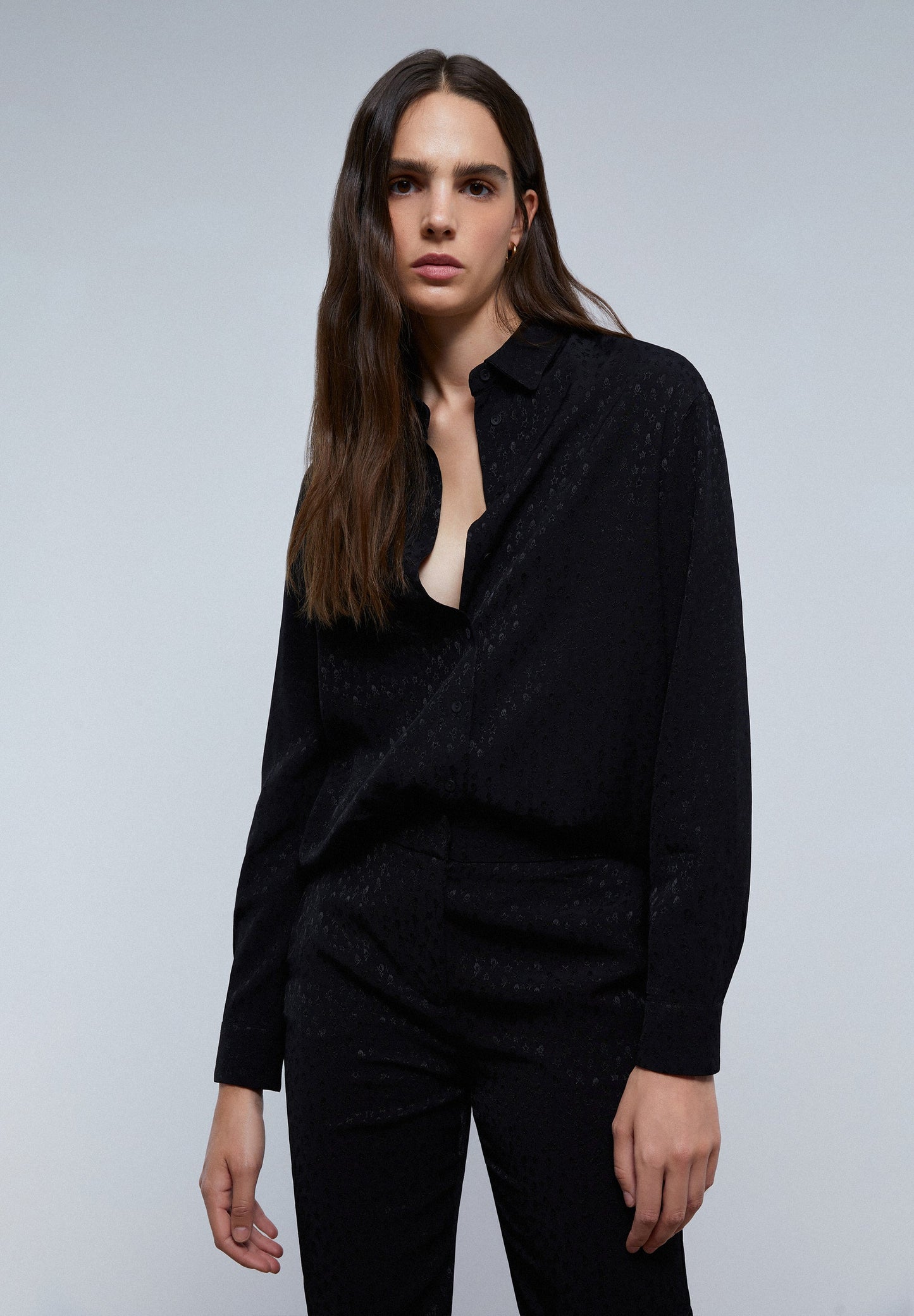 CAMISA JACQUARD CALAVERAS ESTRELLAS