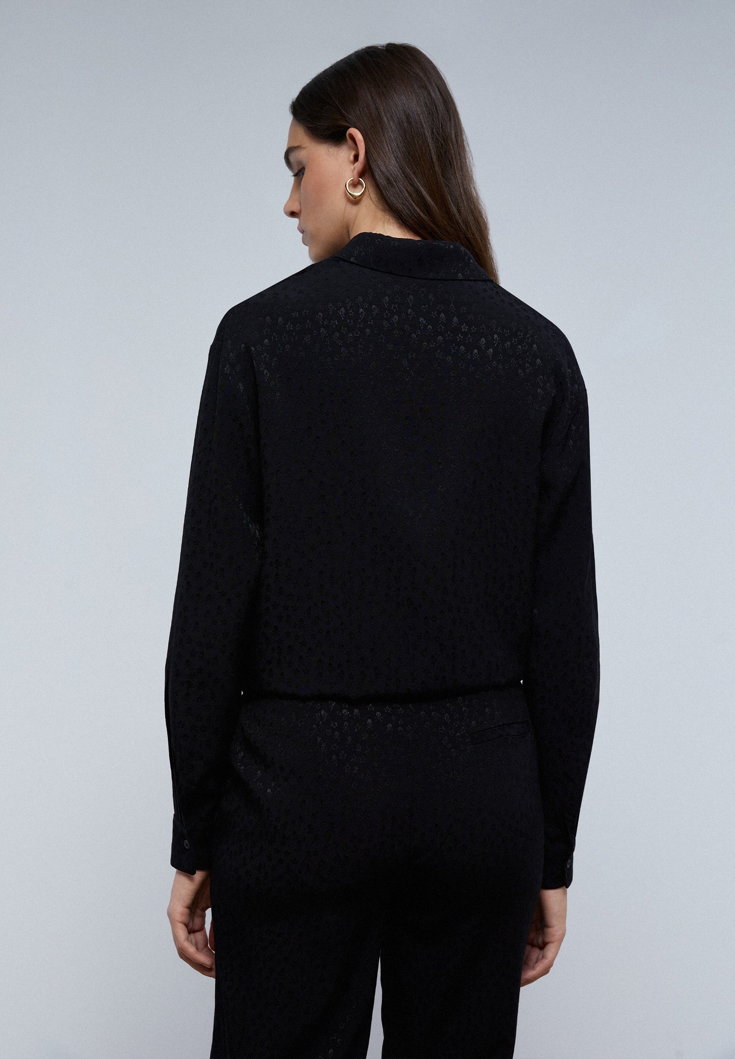 CAMISA JACQUARD CALAVERAS ESTRELLAS