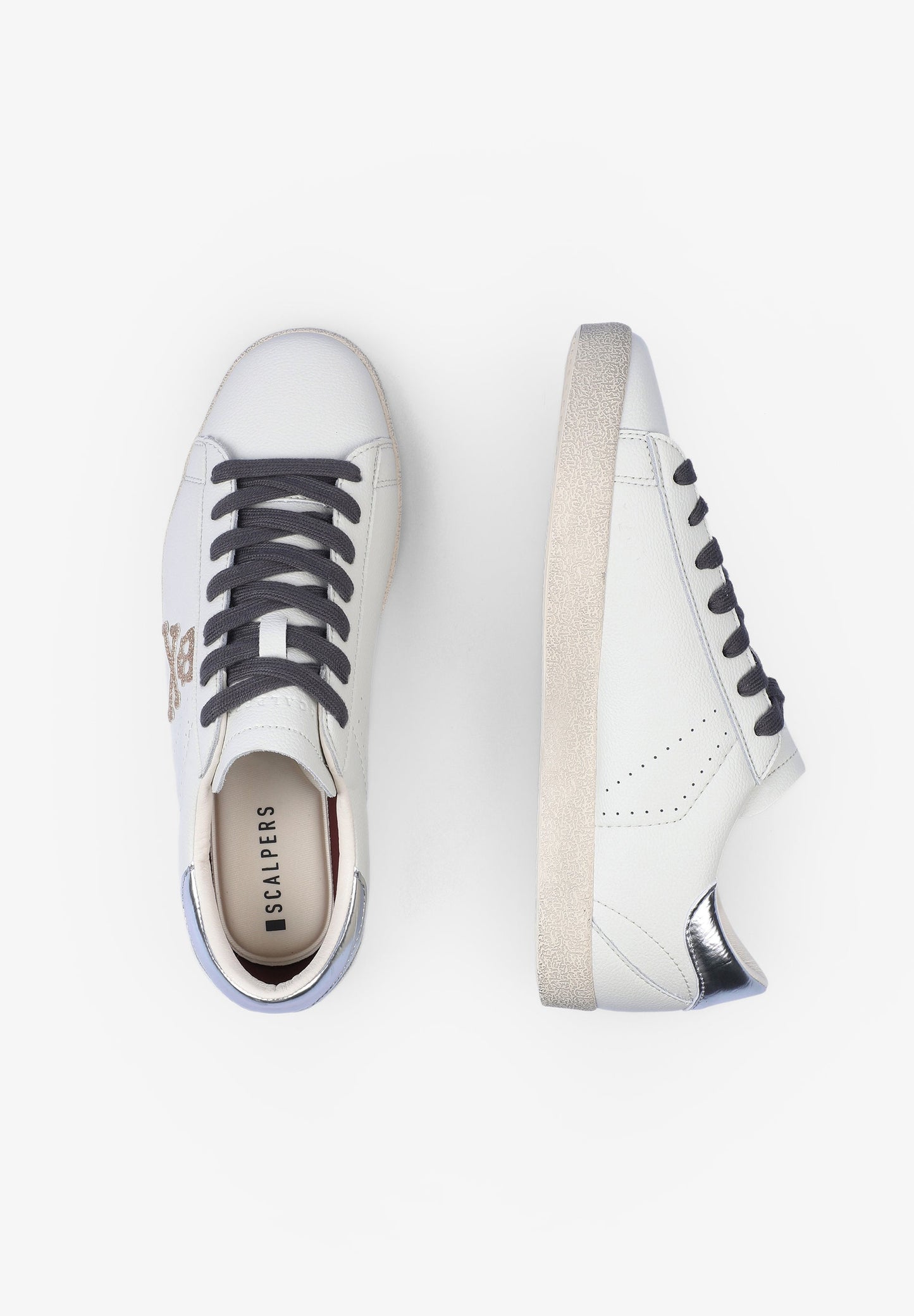TENIS BAJAS CALAVERA GLITTER