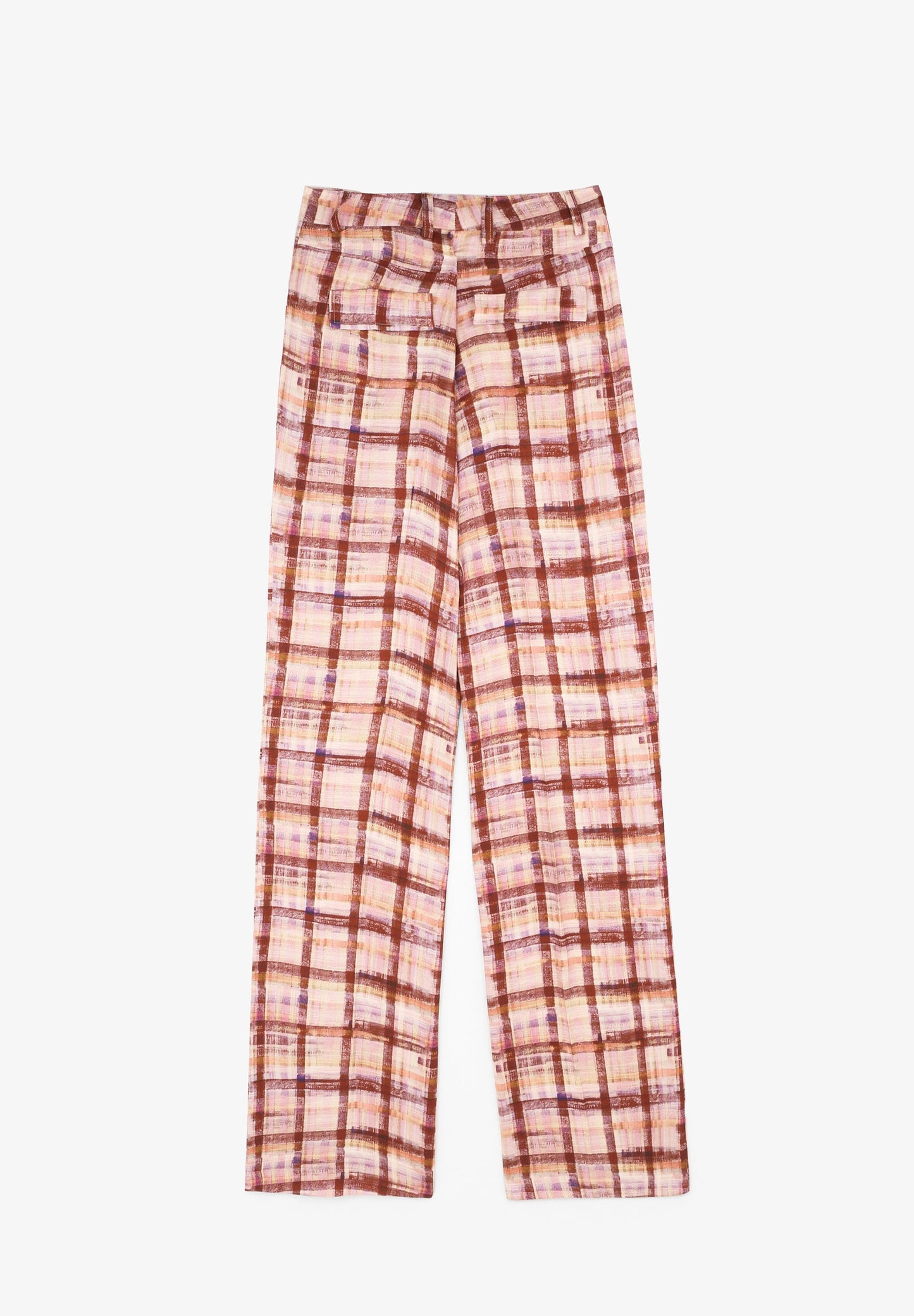 PANTALÓN FLARE CUADROS