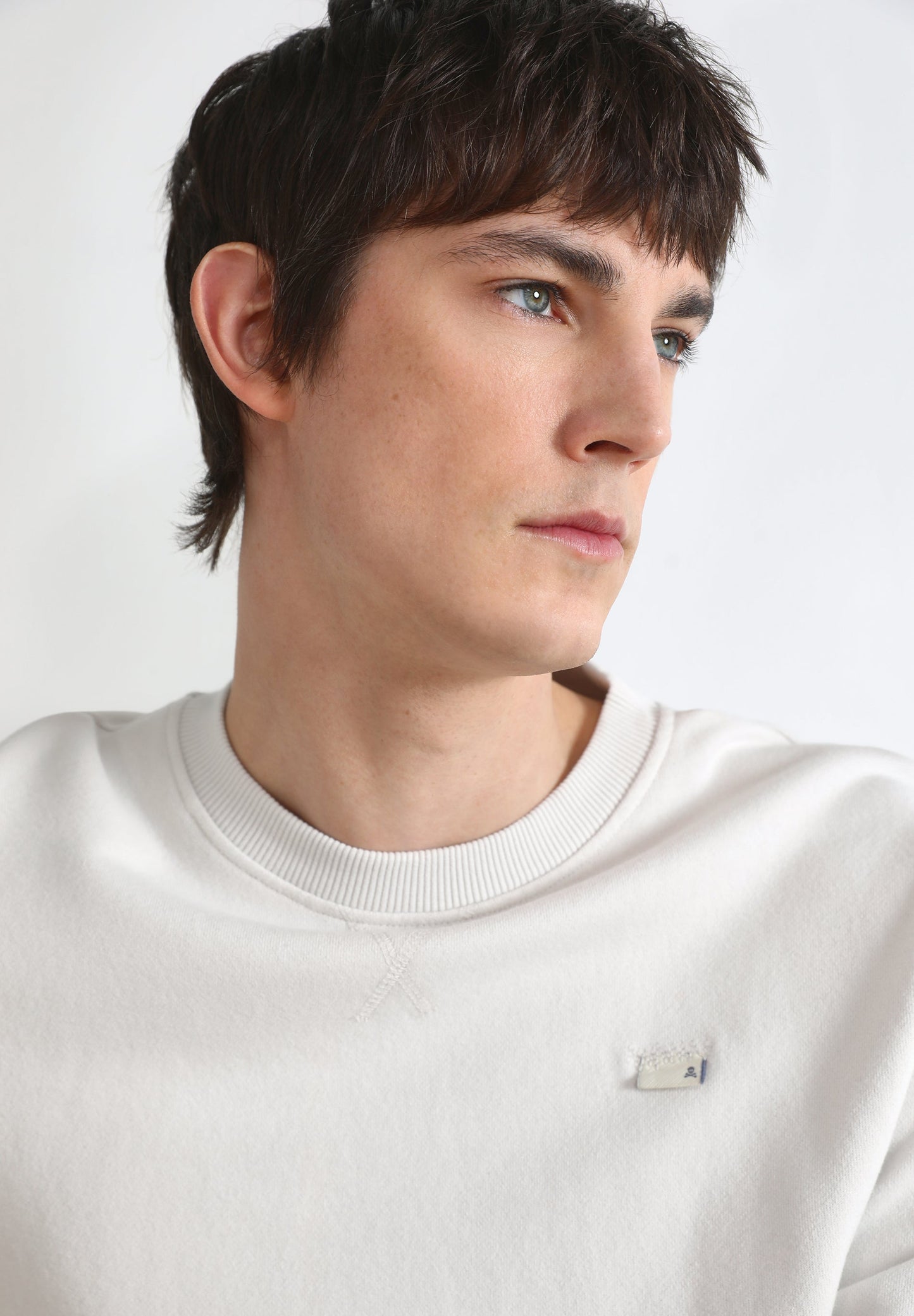 BUZO LOGO TRASERO FLOCADO