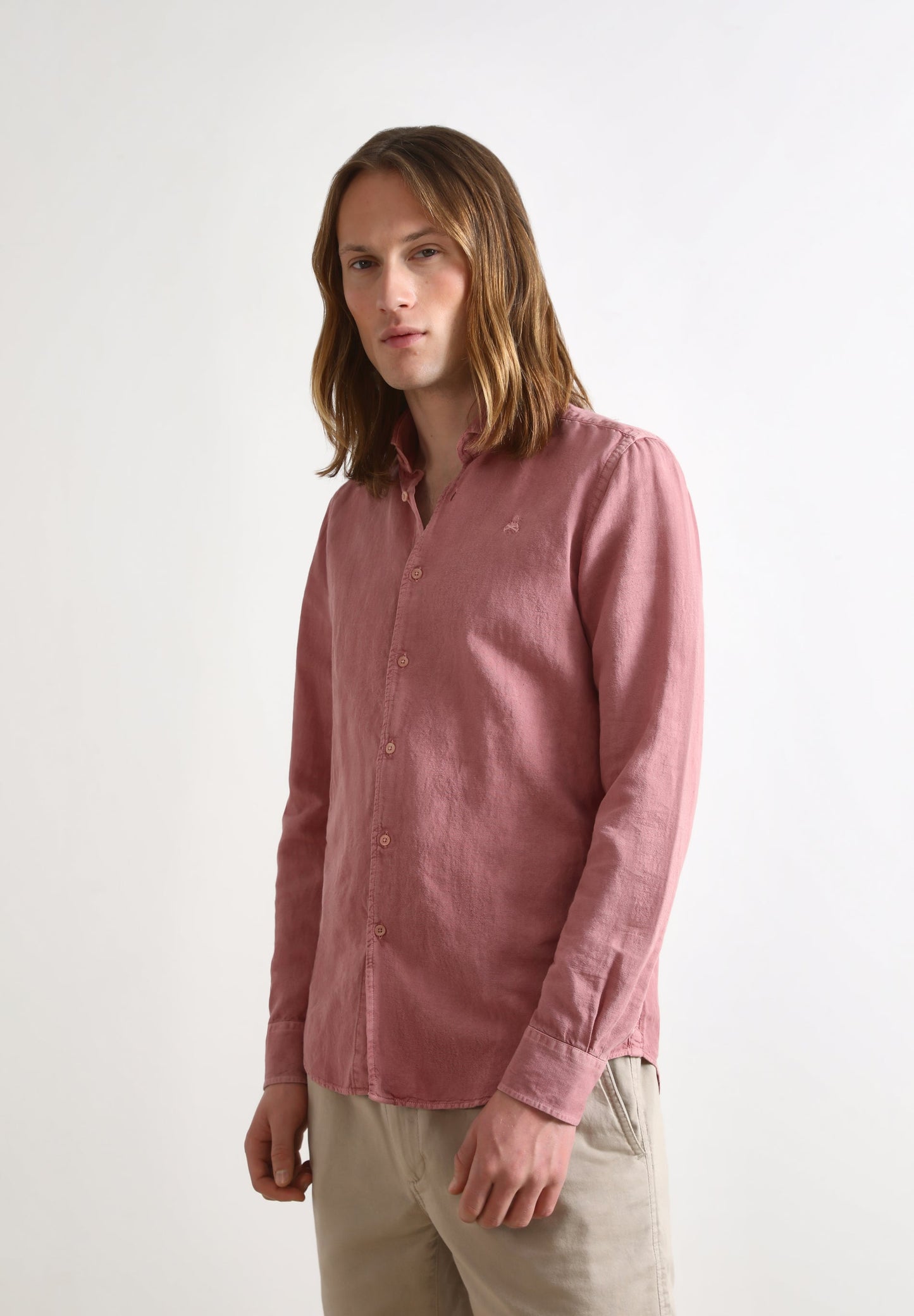 CAMISA LINO CALAVERA