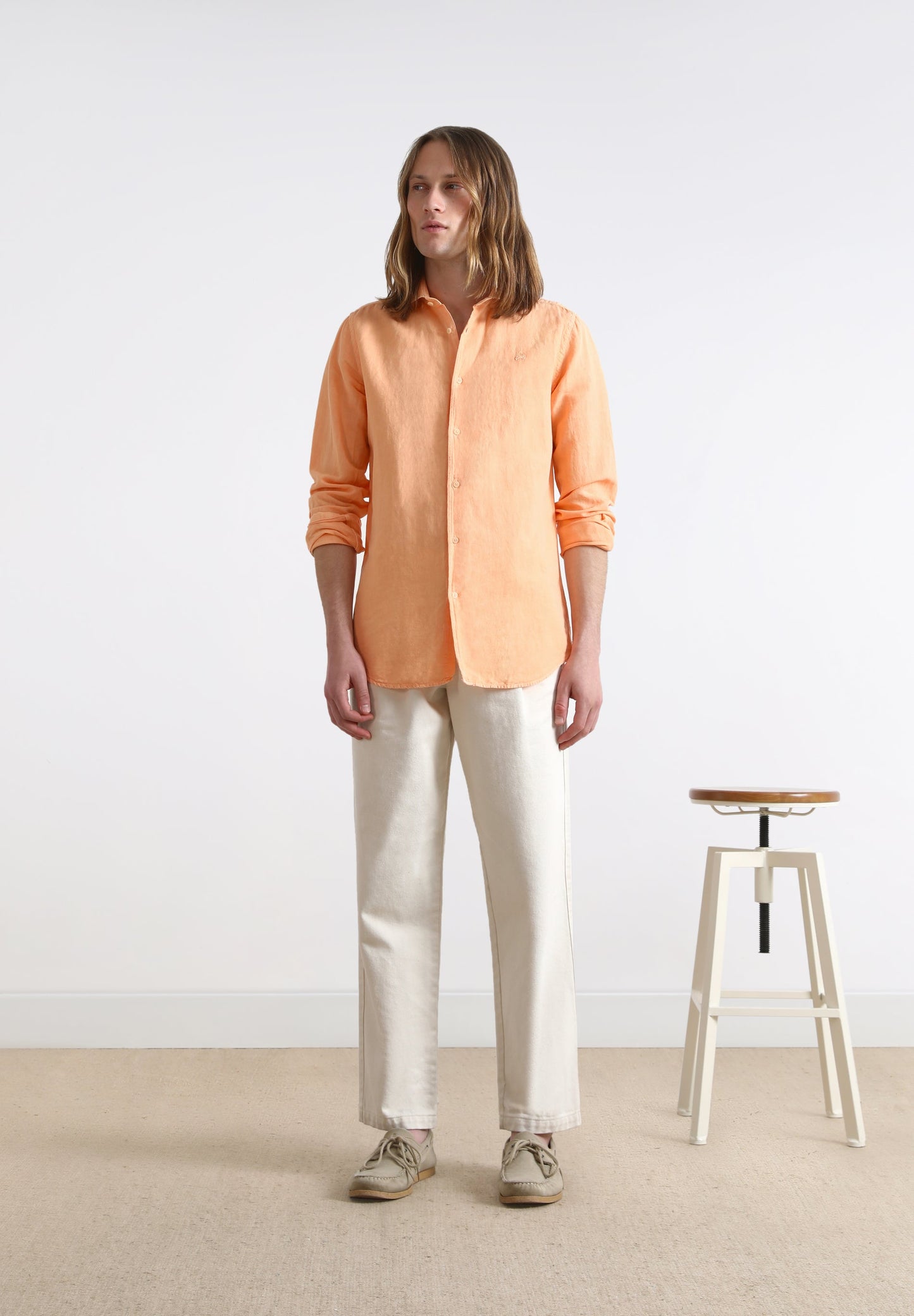 CAMISA LINO CALAVERA