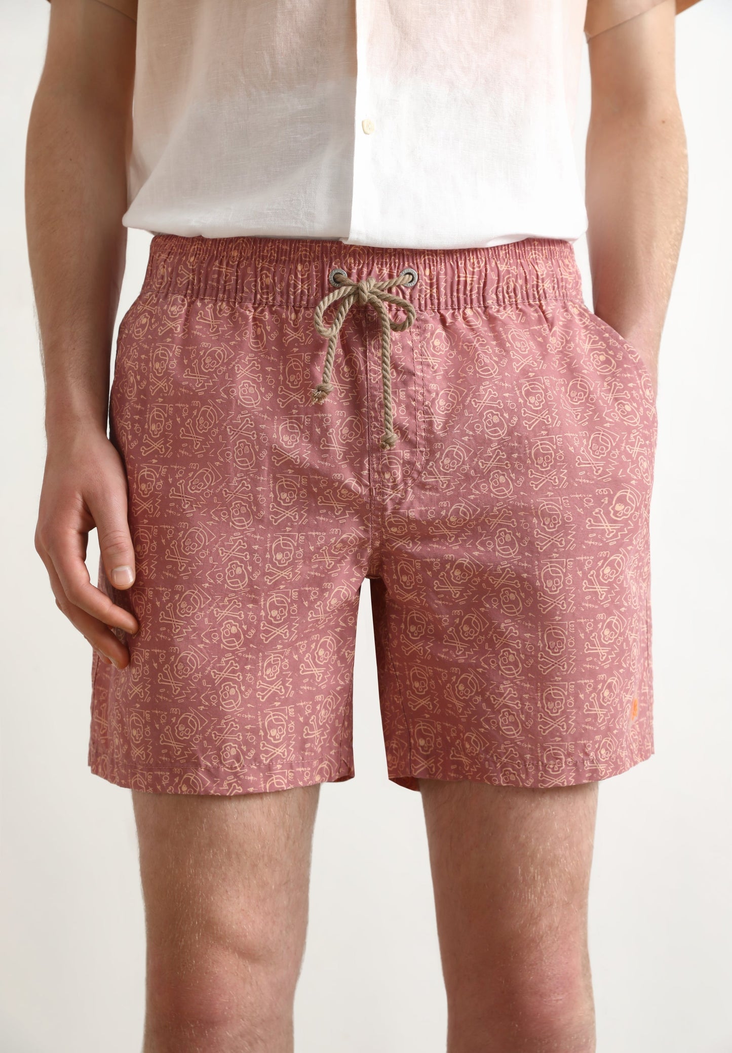 PANTALONETA DE BAÑO DIBUJO CALAVERAS