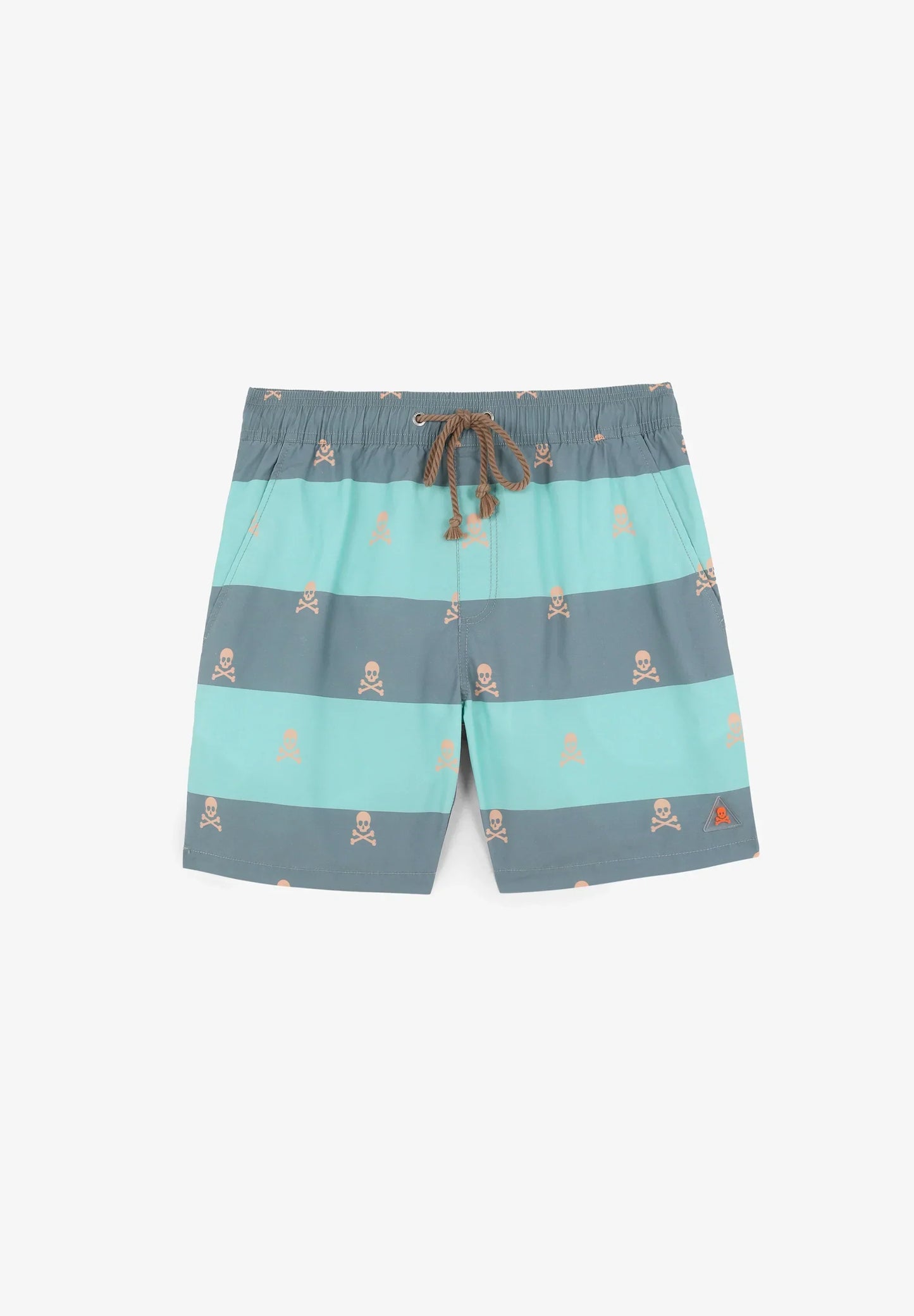 PANTALONETA DE BAÑO RAYAS CALAVERAS