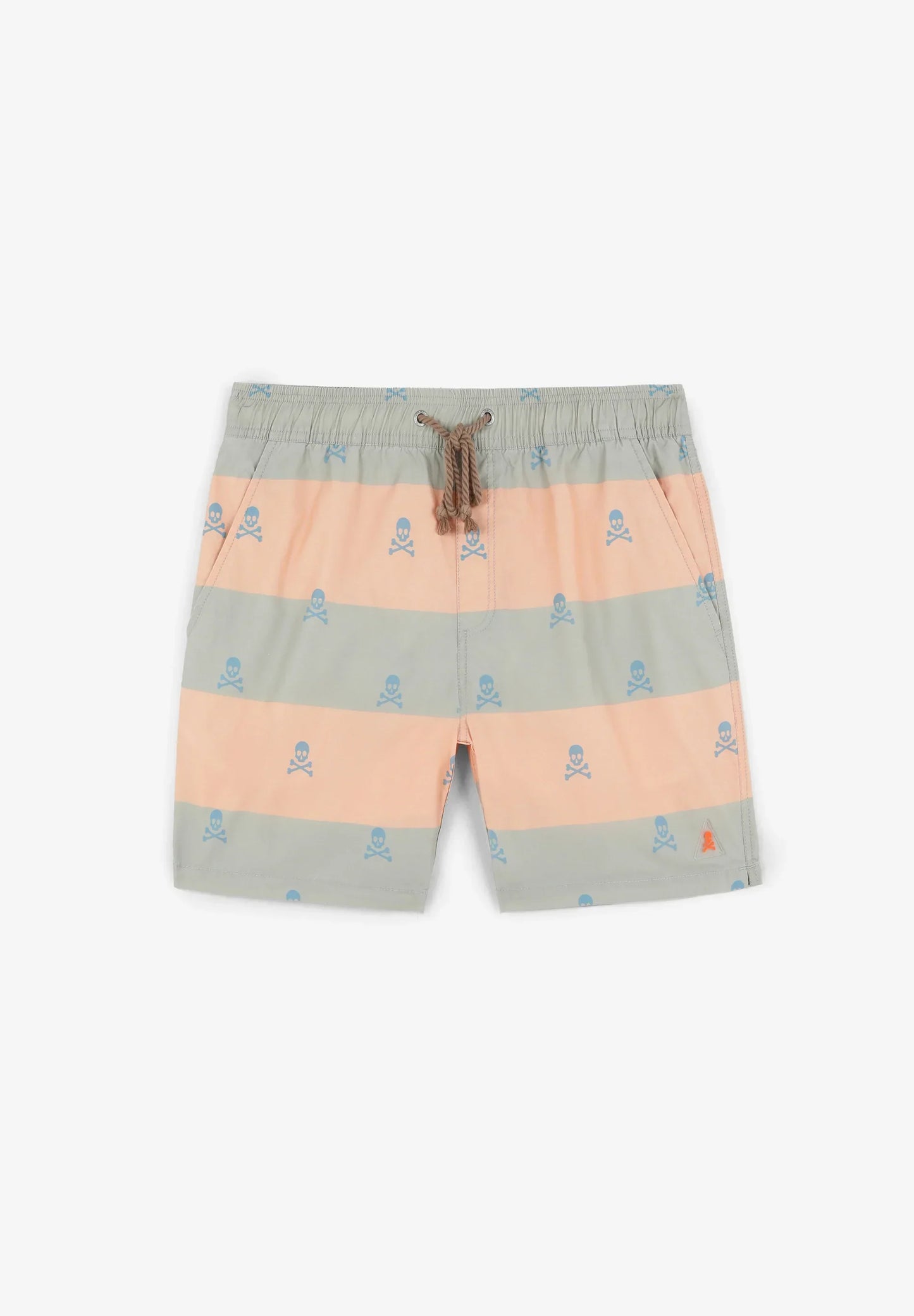 PANTALONETA DE BAÑO RAYAS CALAVERAS