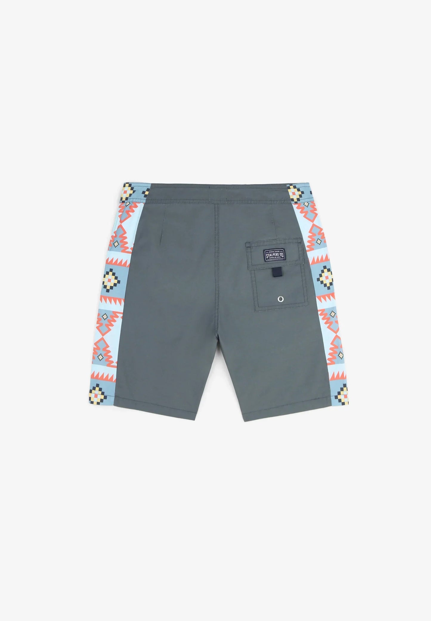 PANTALONETA DE BAÑO PRINT ÉTNICO LATERAL