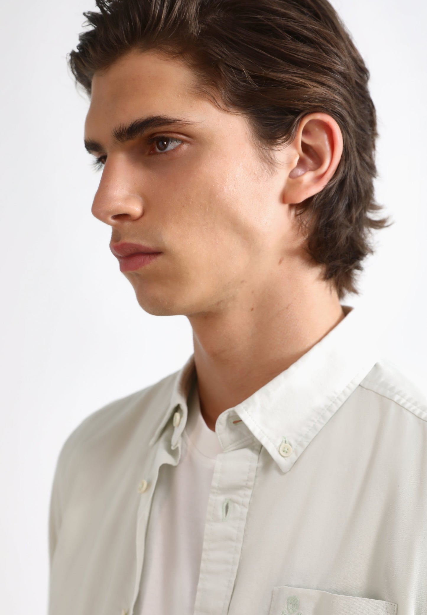 CAMISA CALAVERA CUELLO BOTONES