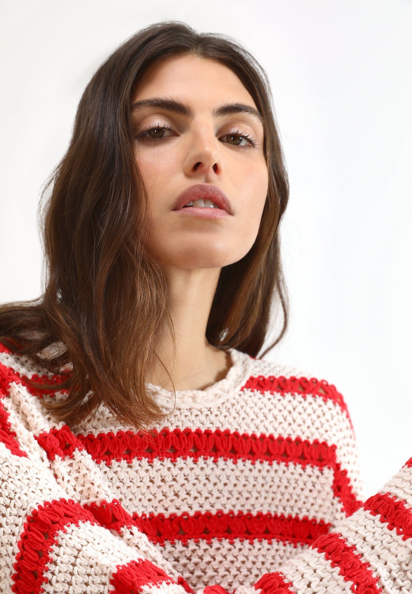 SACO CROCHET RAYAS