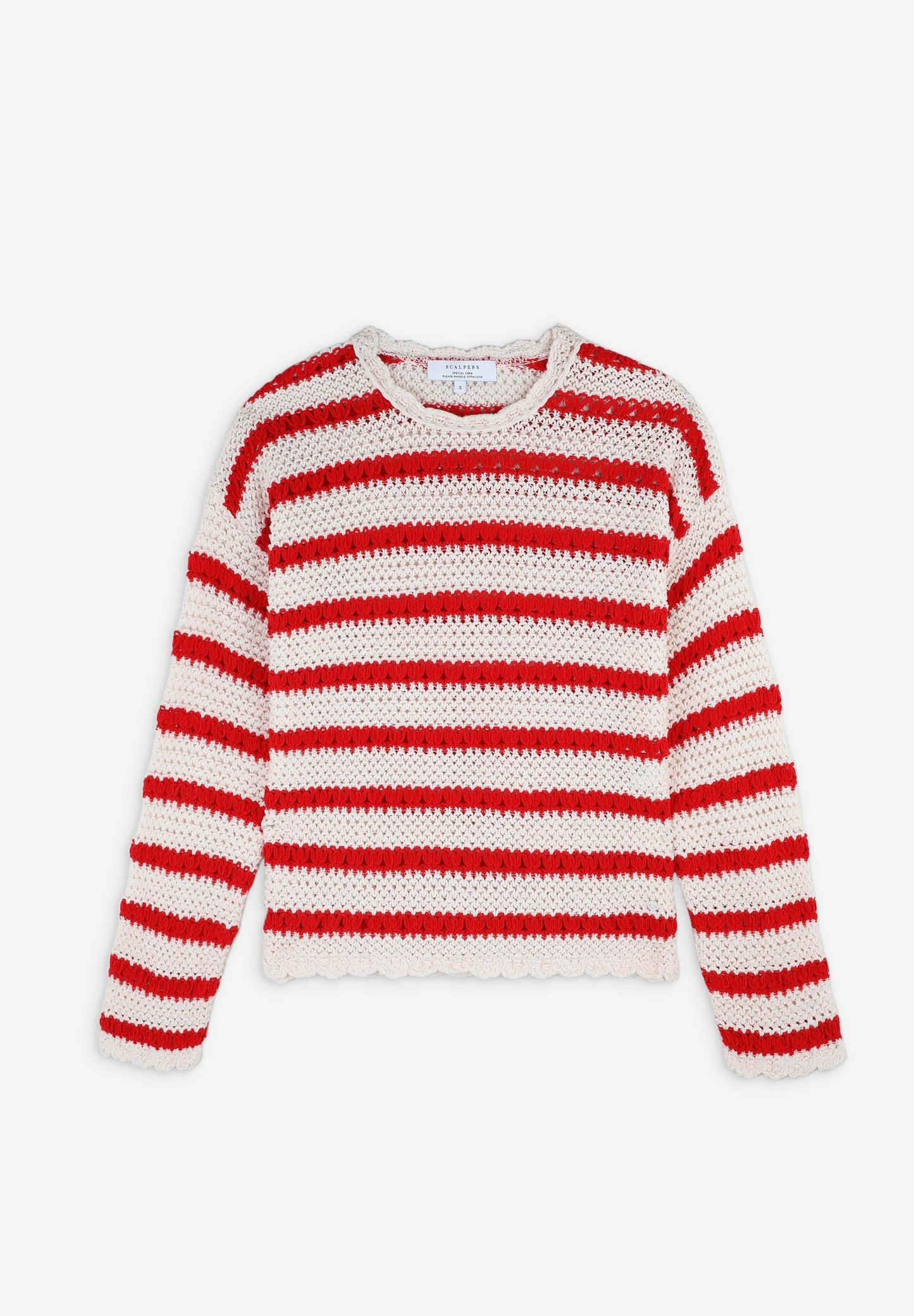 SACO CROCHET RAYAS