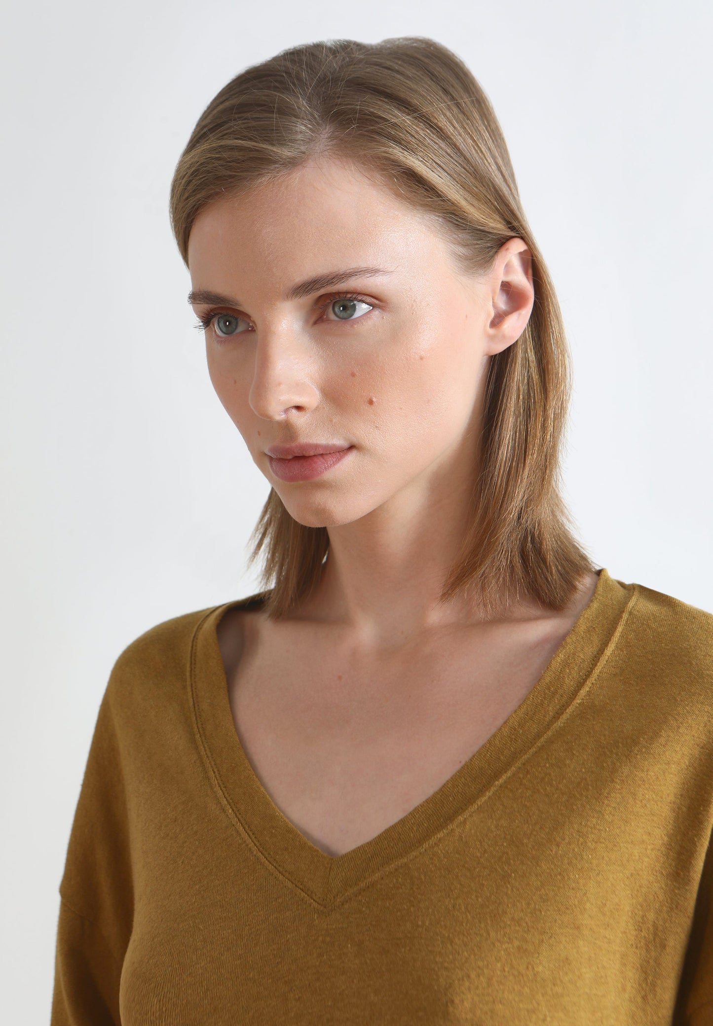 CAMISETA LINO MANGA LARGA