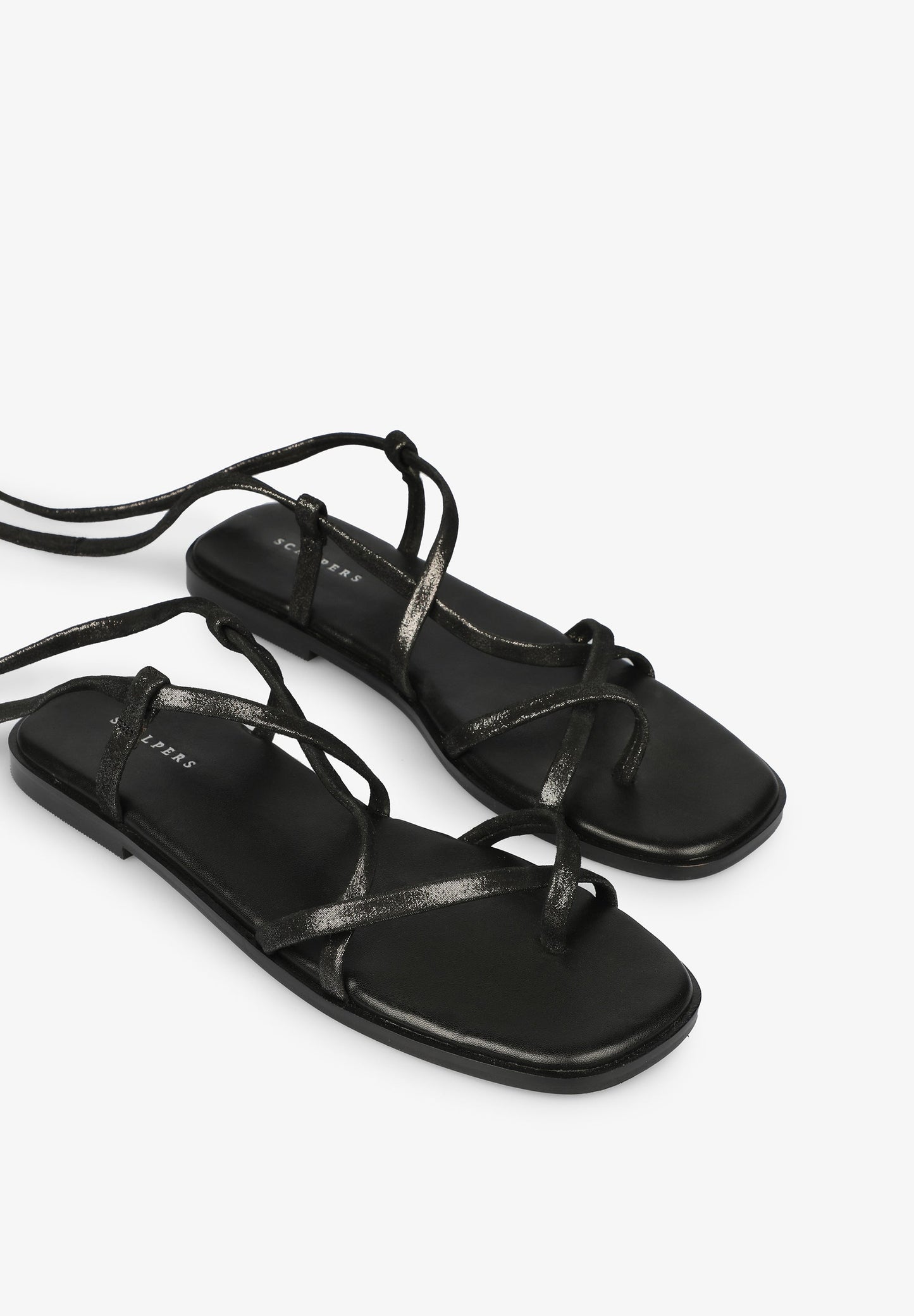 SANDALIAS TIRAS GLITTER
