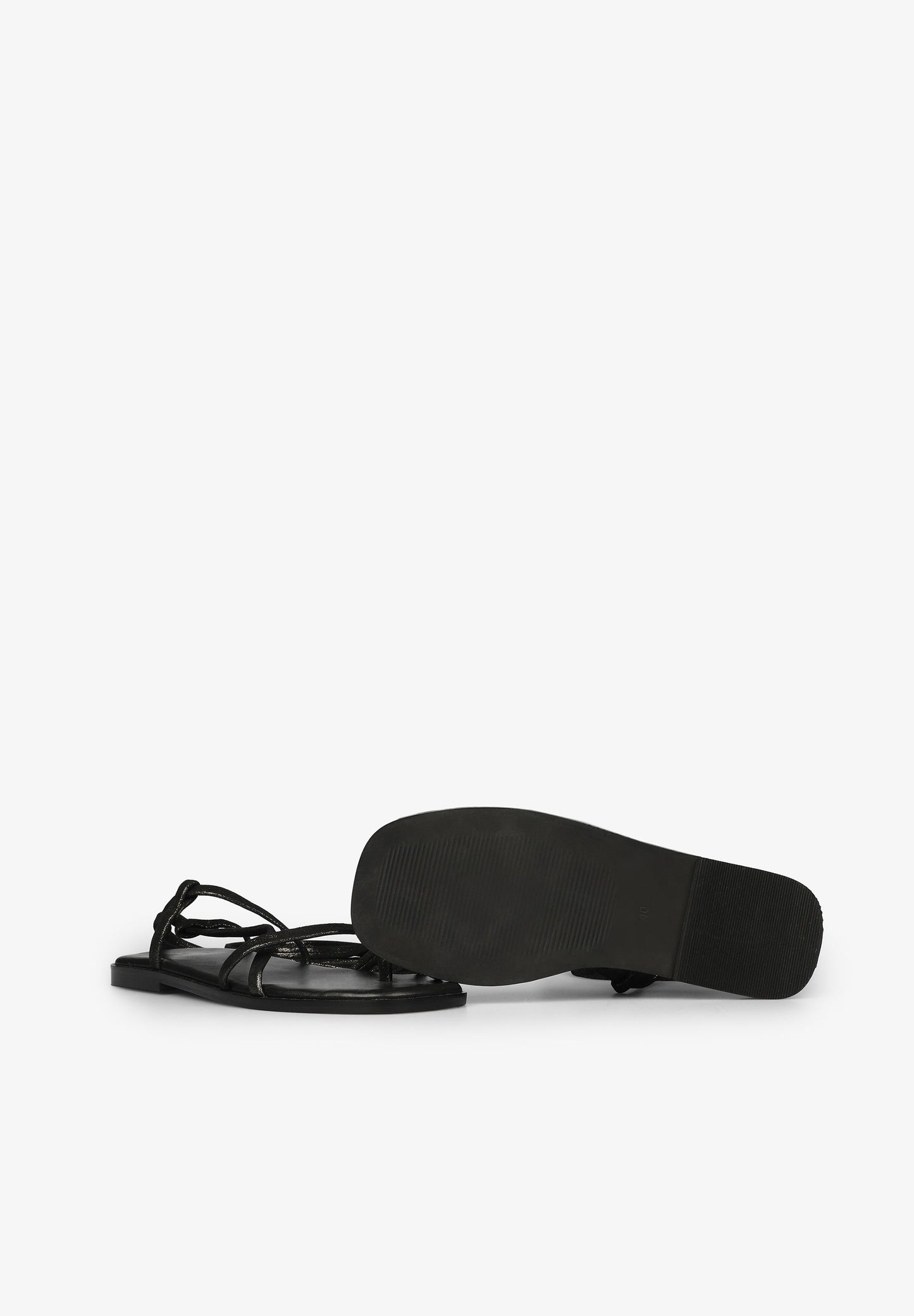 SANDALIAS TIRAS GLITTER