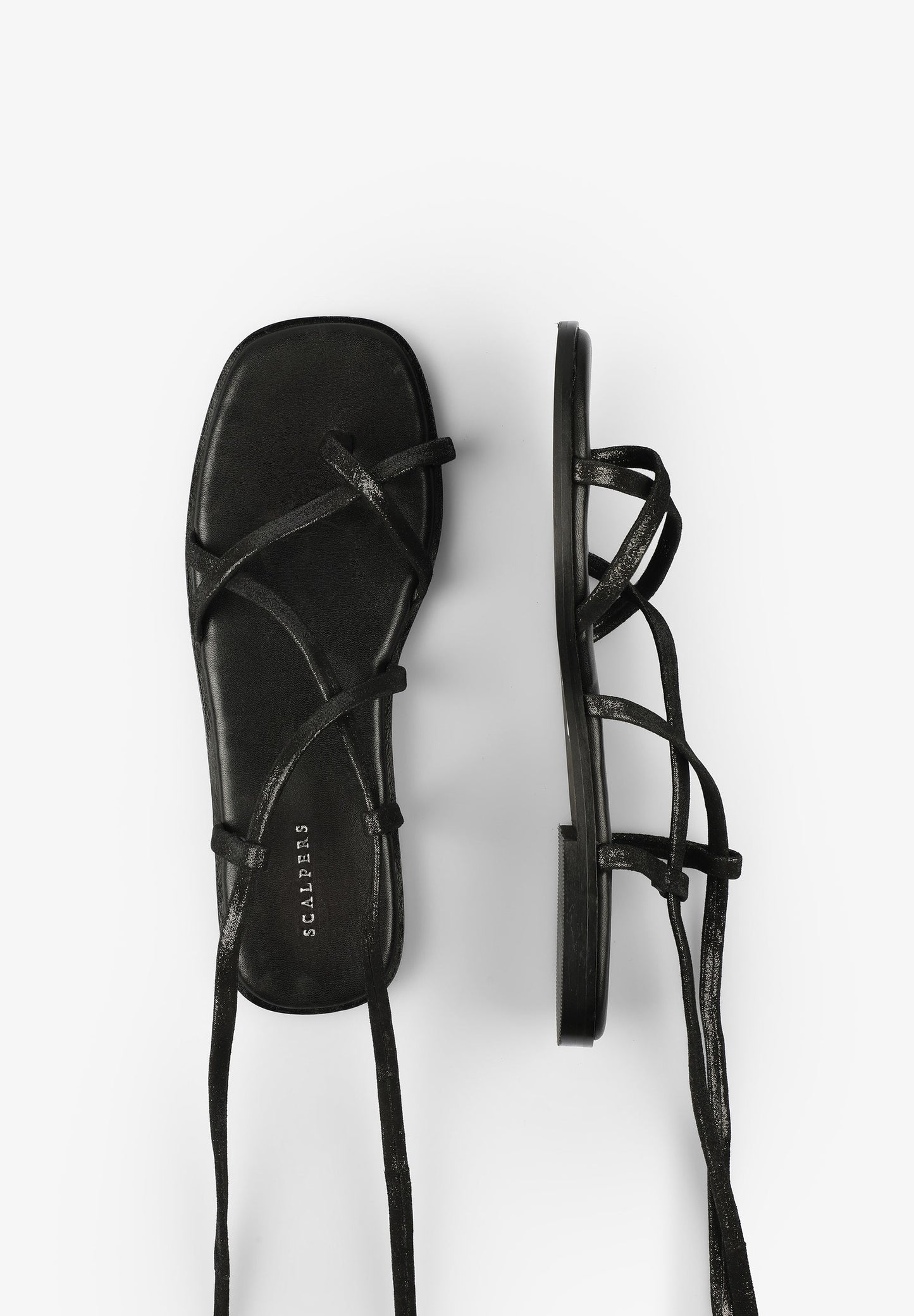 SANDALIAS TIRAS GLITTER