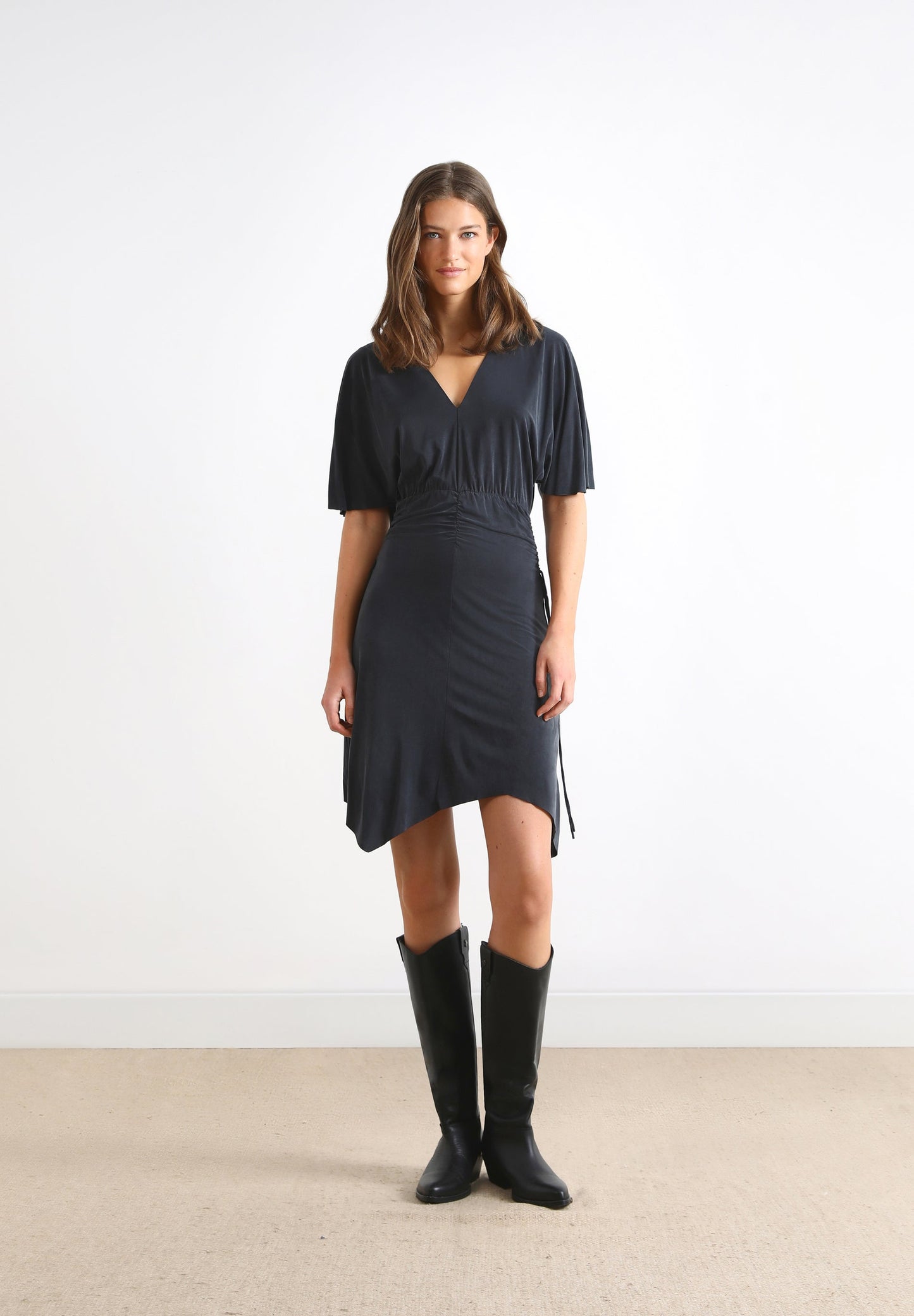VESTIDO MINI CUPRO
