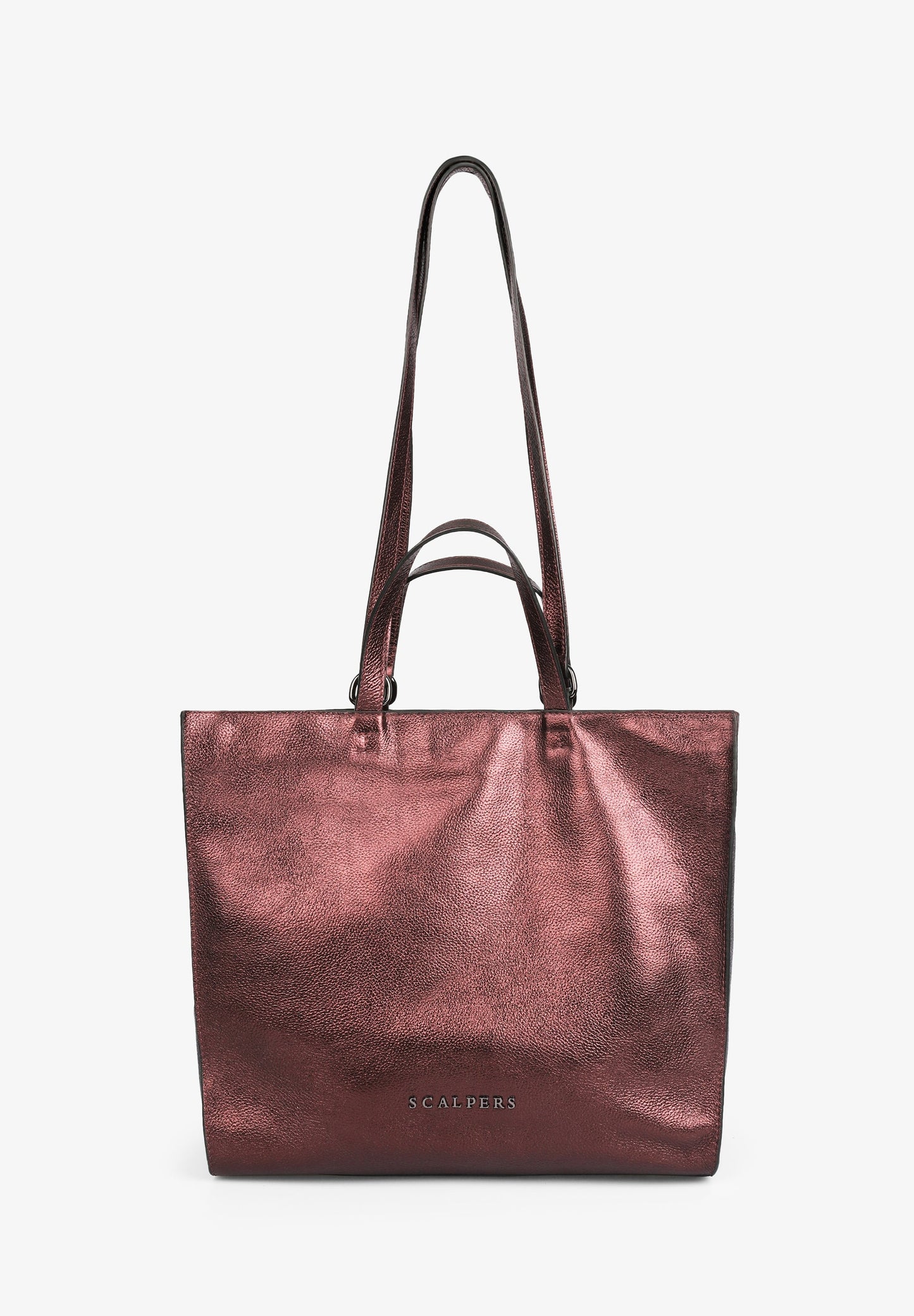 BOLSO SHOPPER PIEL METALIZADO