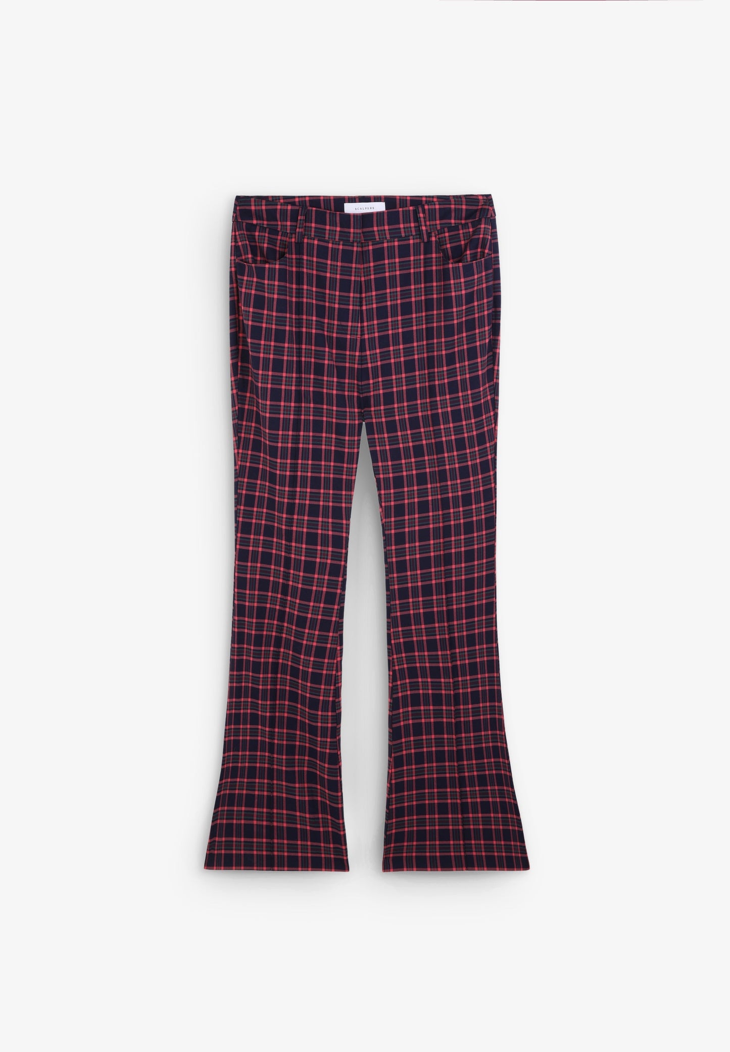 PANTALÓN CUADROS ANKLE FLARE