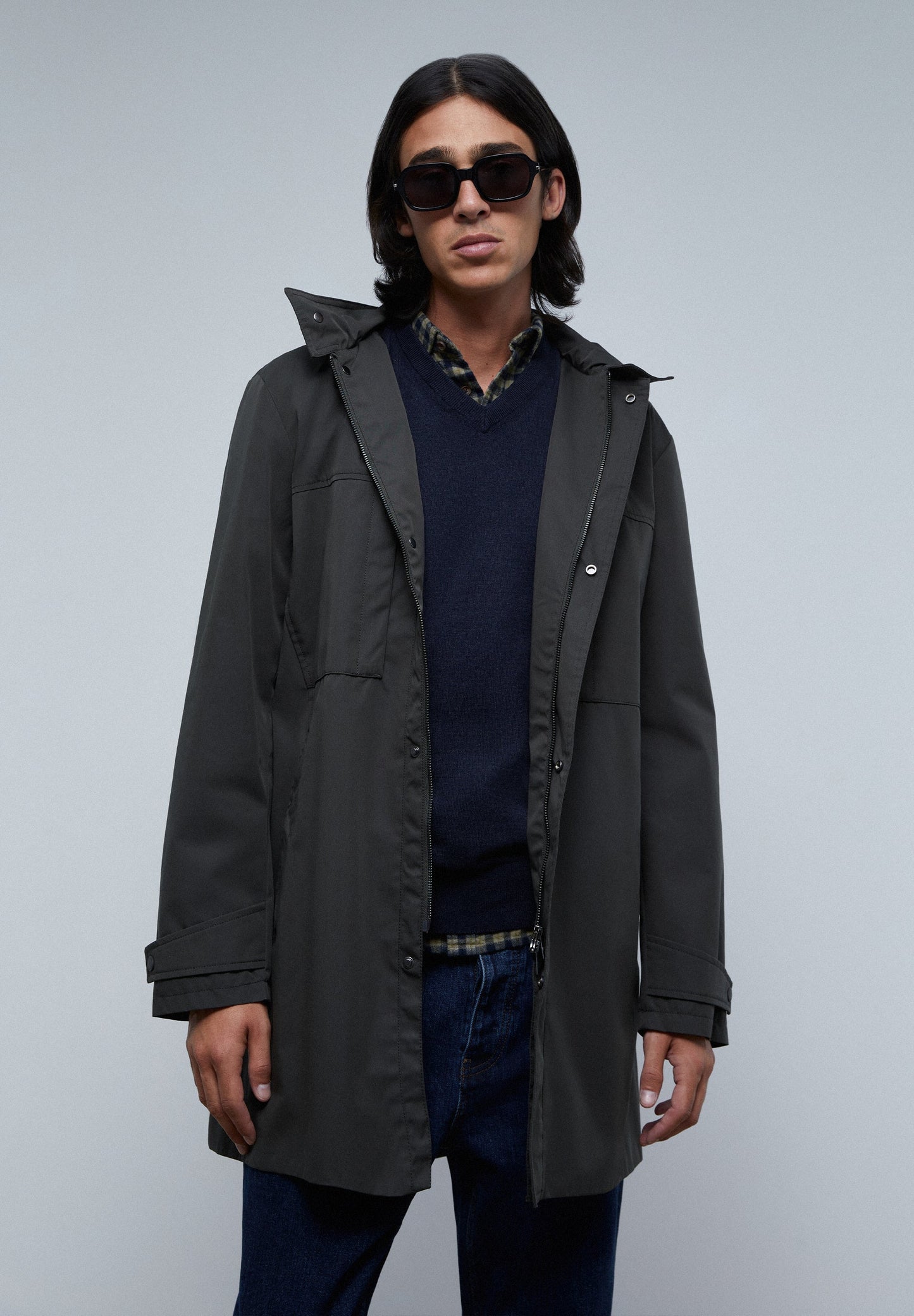 PARKA LARGA ALGODÓN