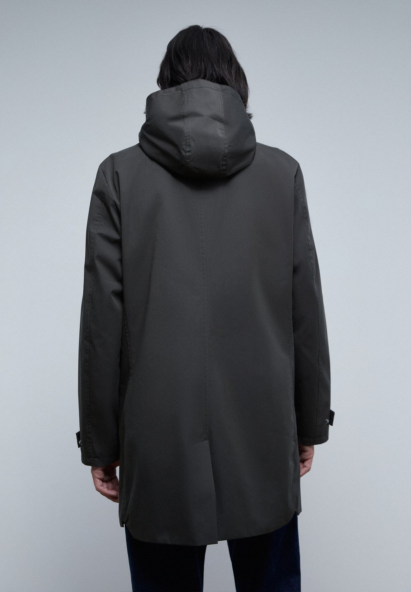 PARKA LARGA ALGODÓN
