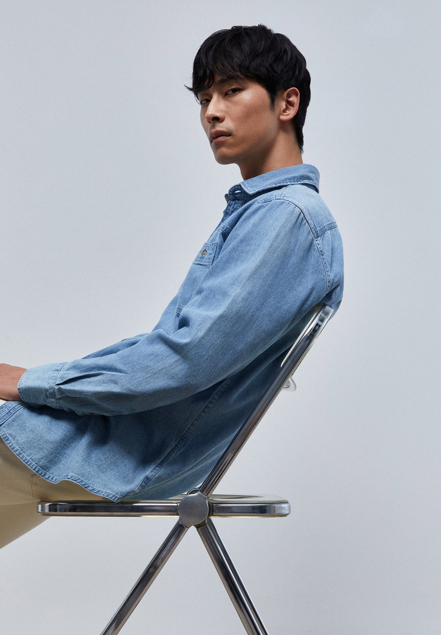 CAMISA JEAN BOLSILLOS