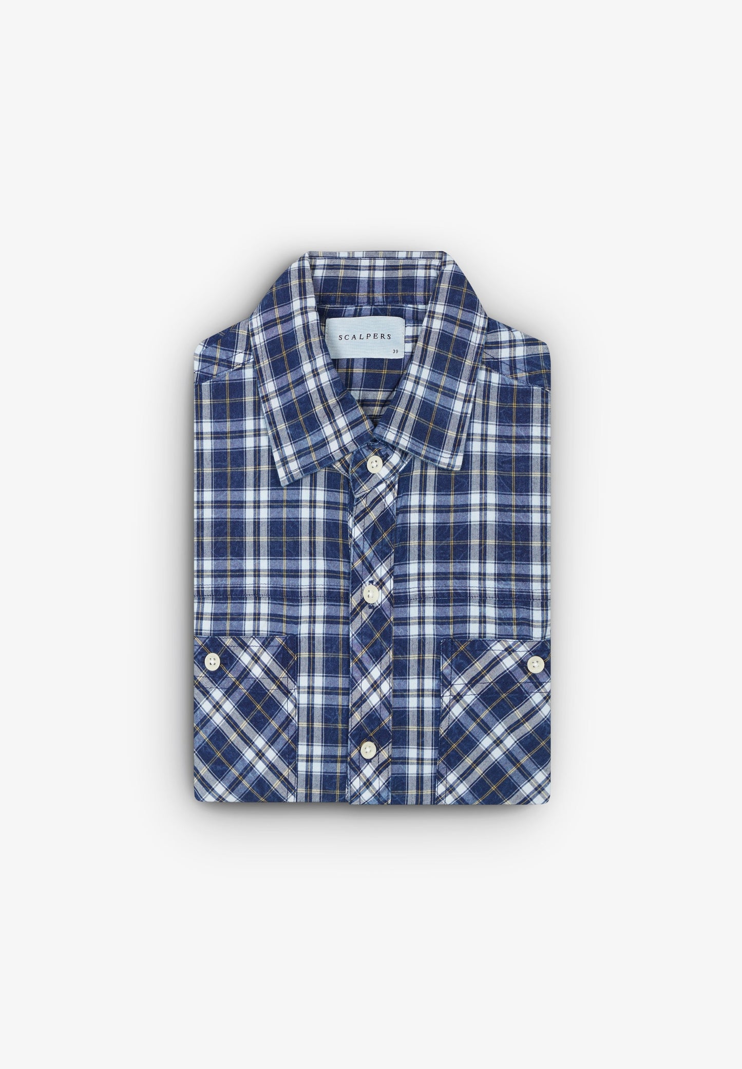 CAMISA CUADROS BOLSILLOS
