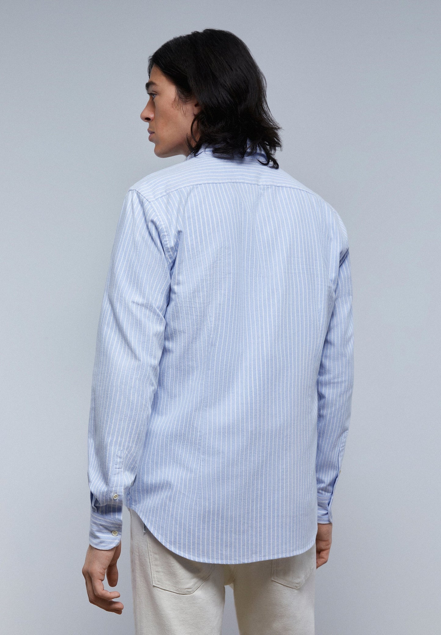 CAMISA OXFORD CALAVERA CONTRASTE