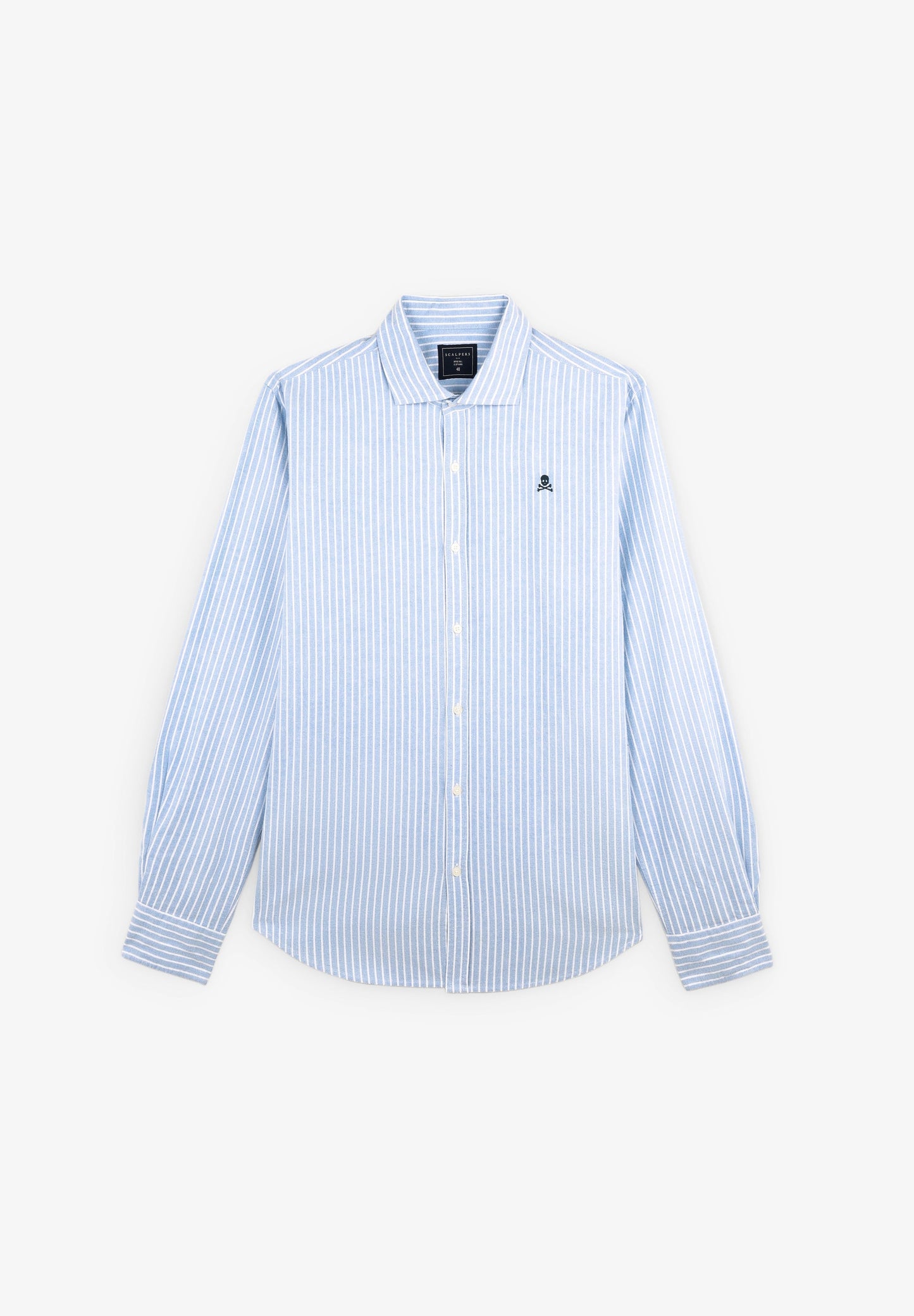 CAMISA OXFORD CALAVERA CONTRASTE