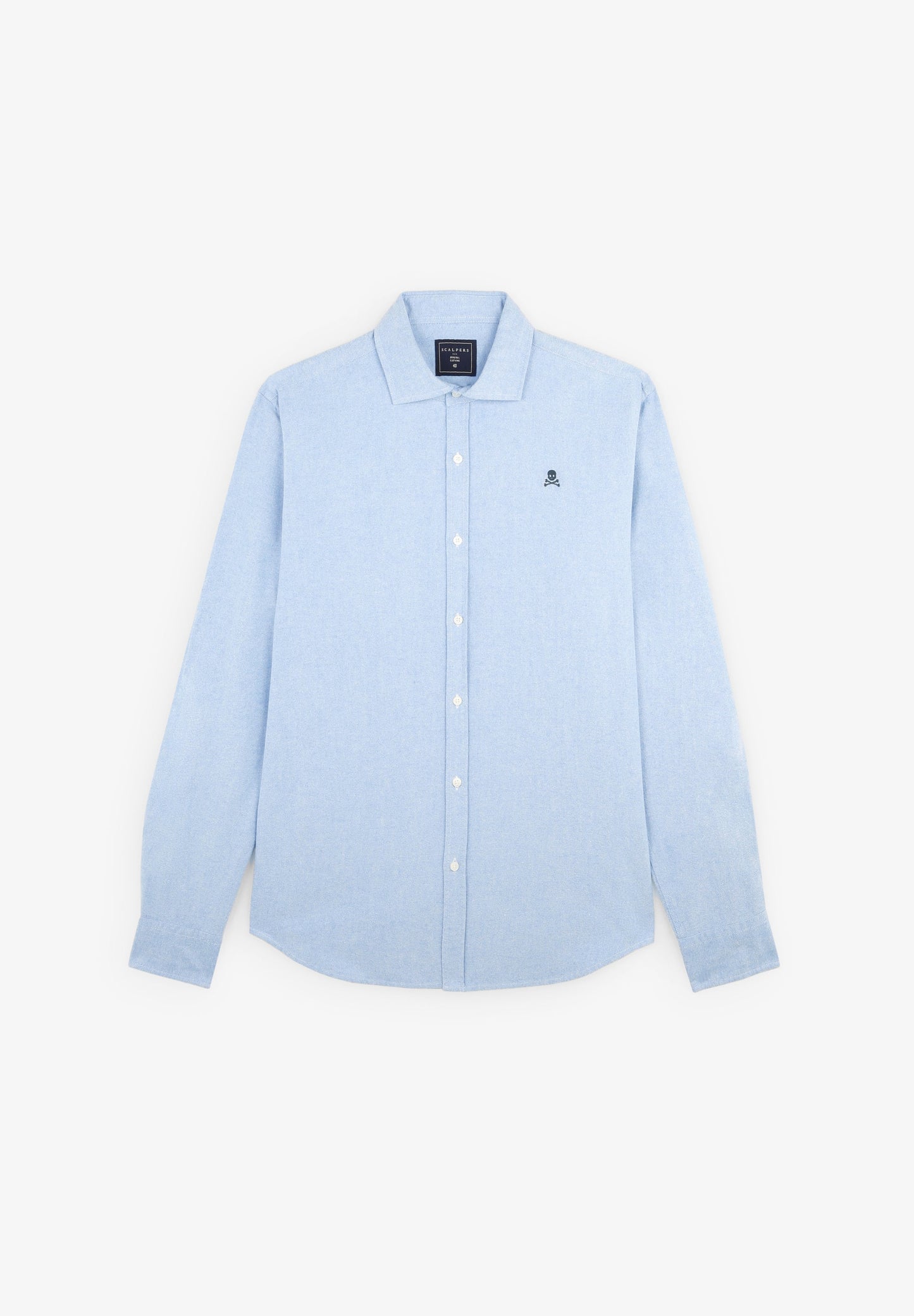 CAMISA OXFORD CALAVERA CONTRASTE