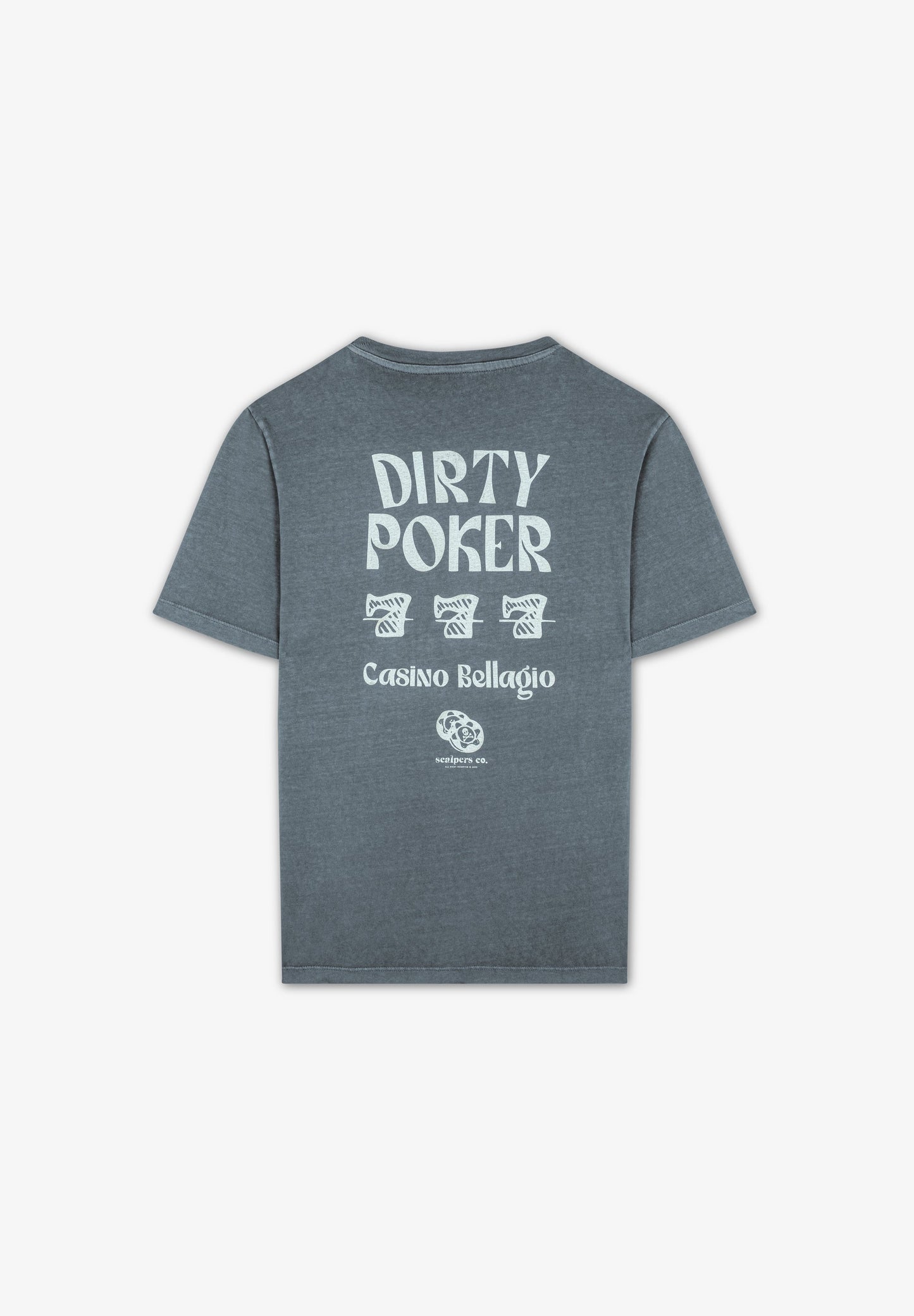 CAMISETA LAVADA PRINT POKER