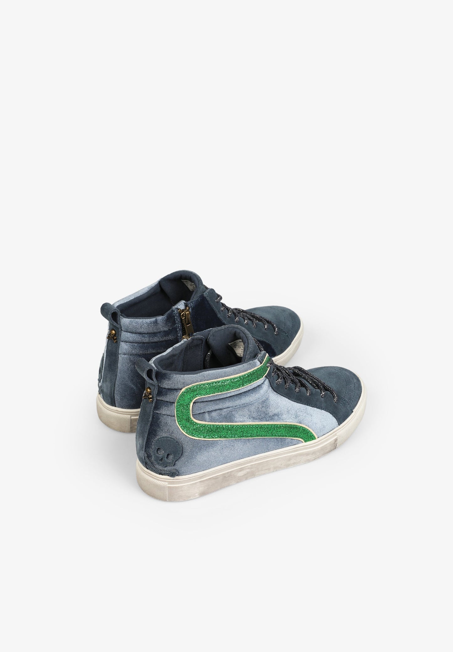 TENIS ALTAS TERCIOPELO