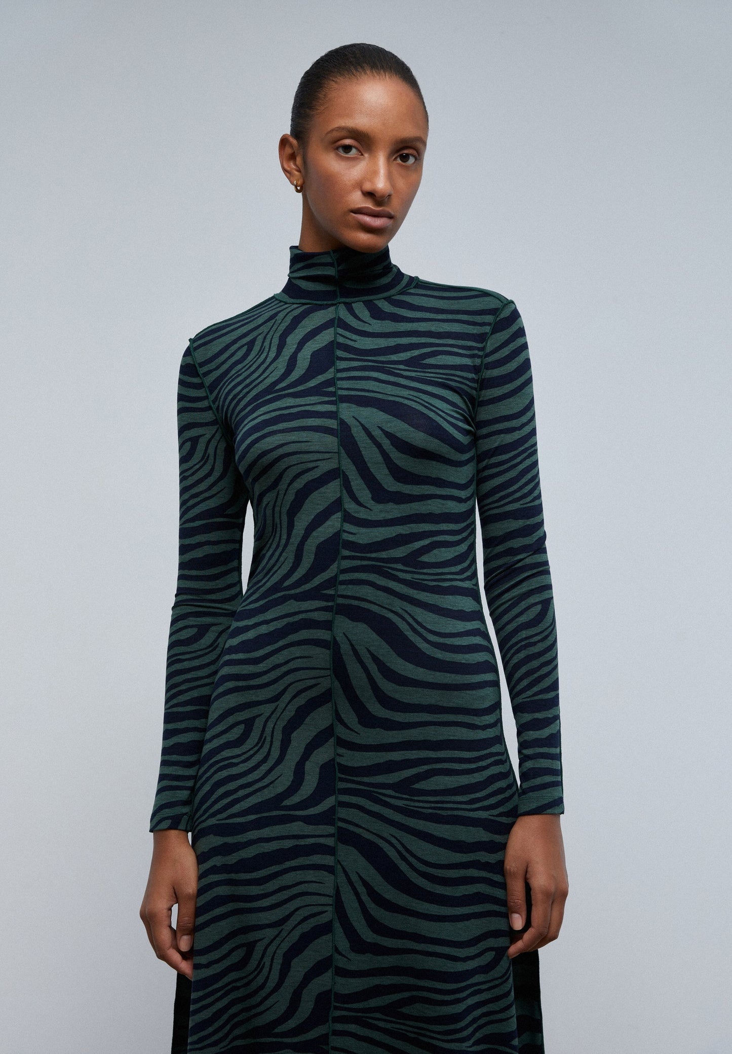 VESTIDO MIDI CEBRA