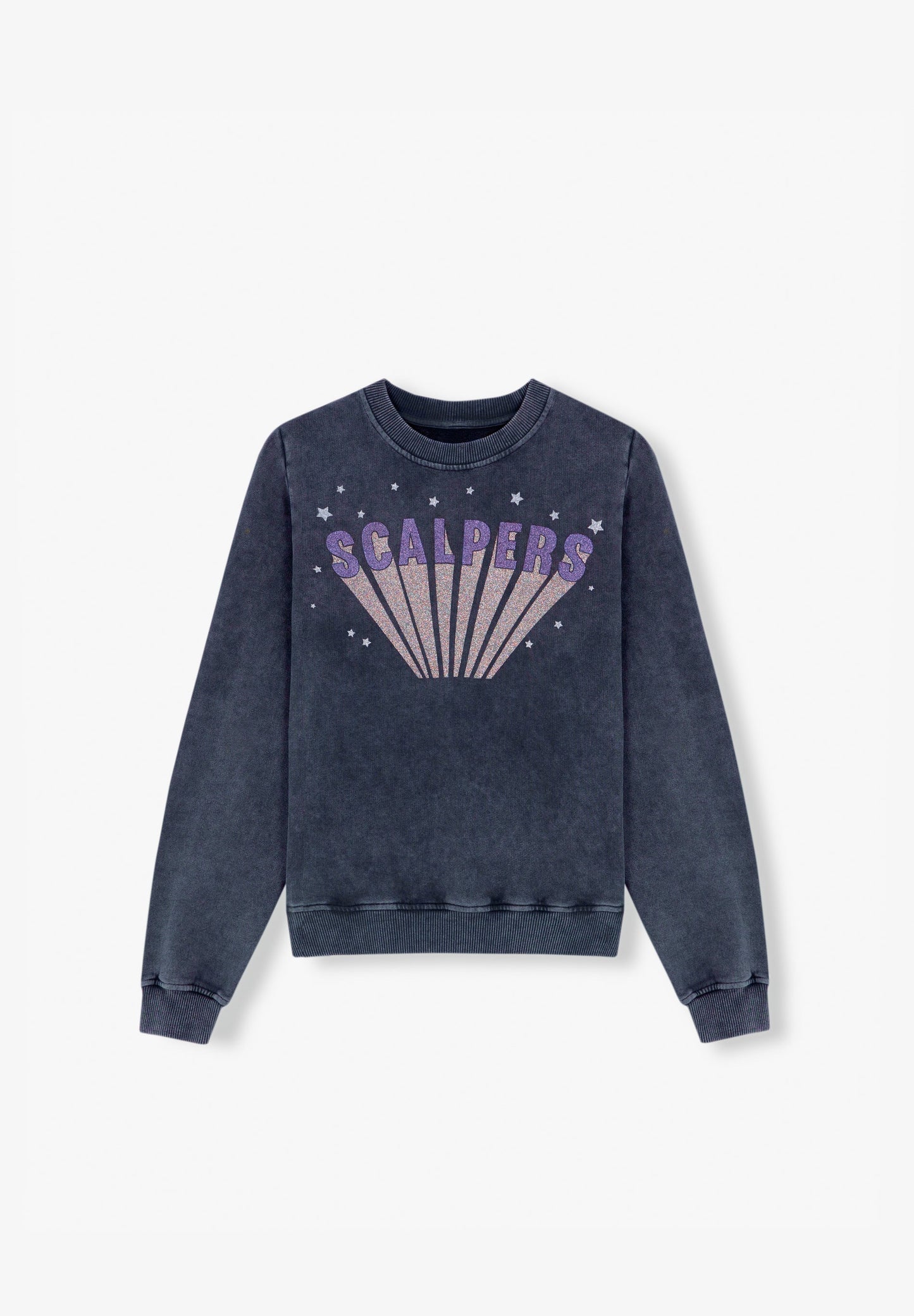 BUZO LAVADA LOGO GLITTER