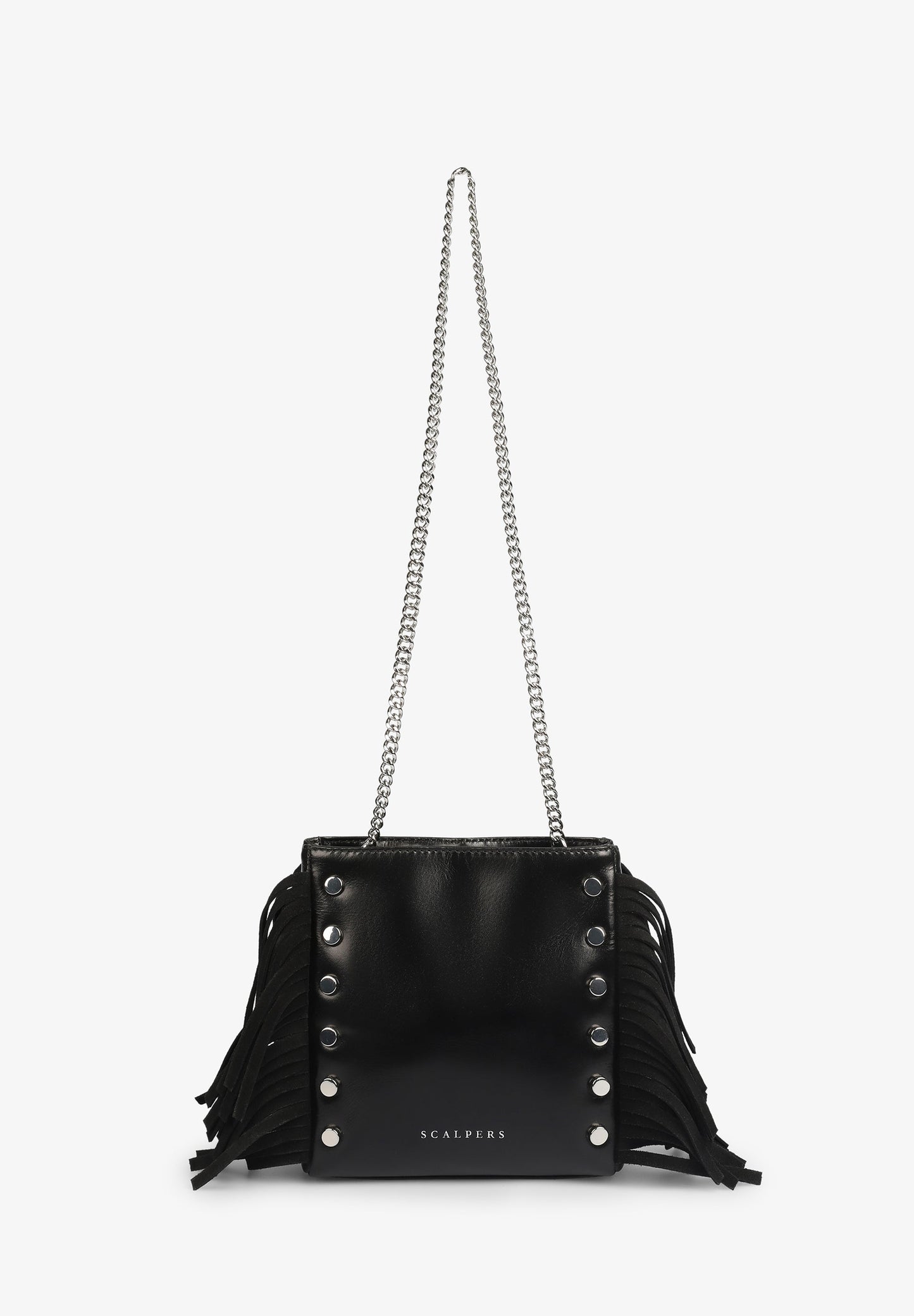 BOLSO MINI PIEL FLECOS