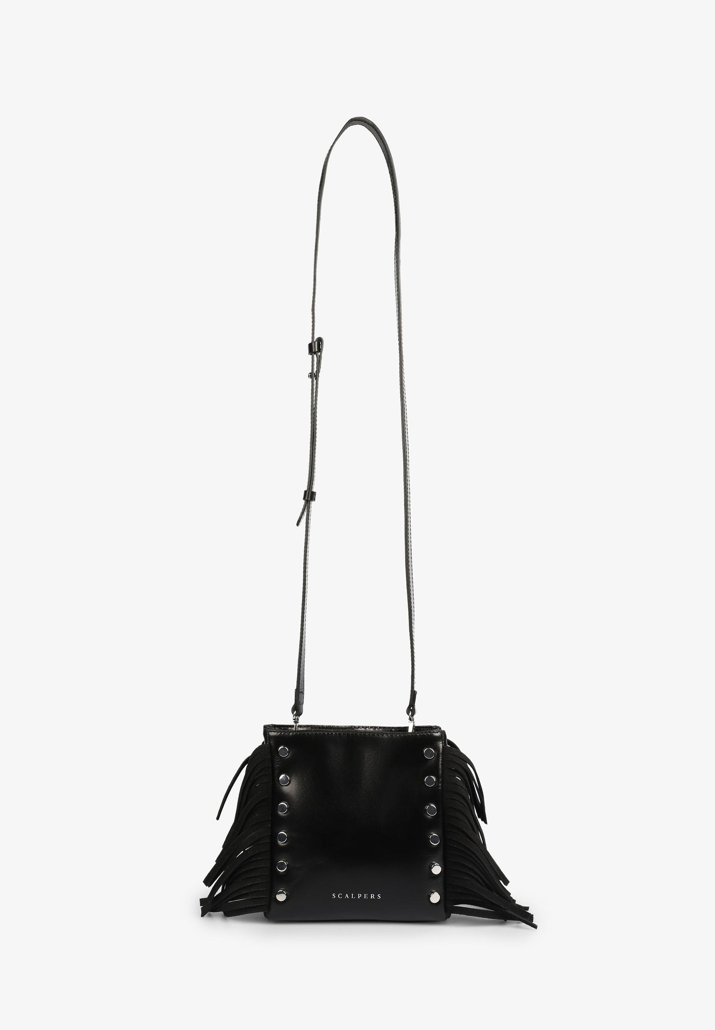 BOLSO MINI PIEL FLECOS