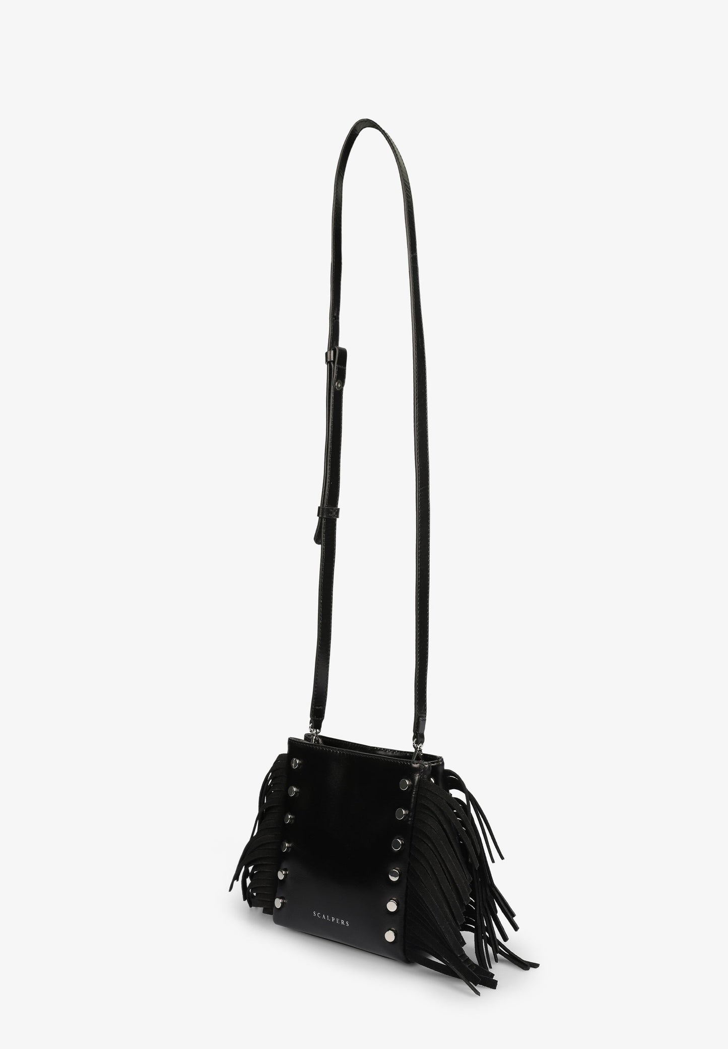BOLSO MINI PIEL FLECOS