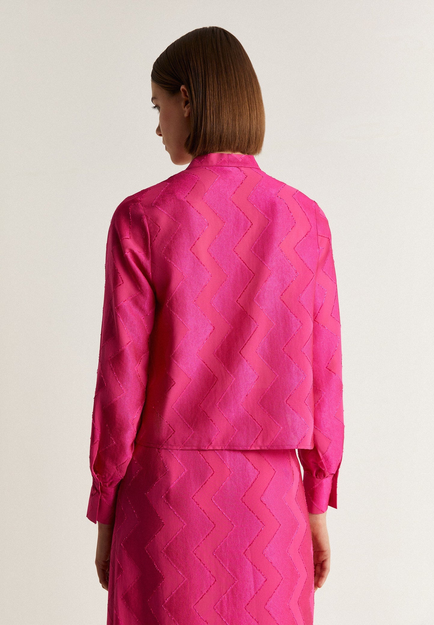 BLUSA JACQUARD ZIGZAG