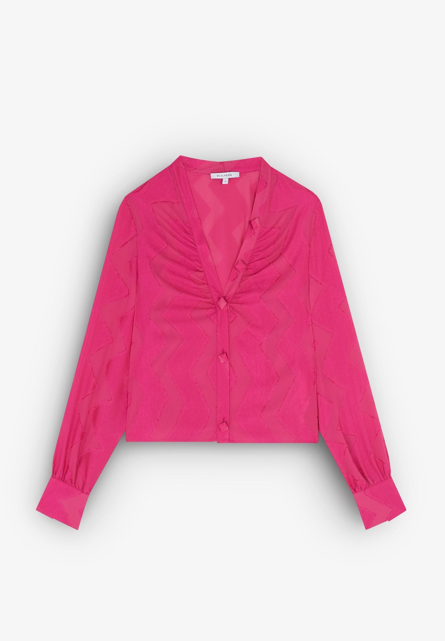 BLUSA JACQUARD ZIGZAG