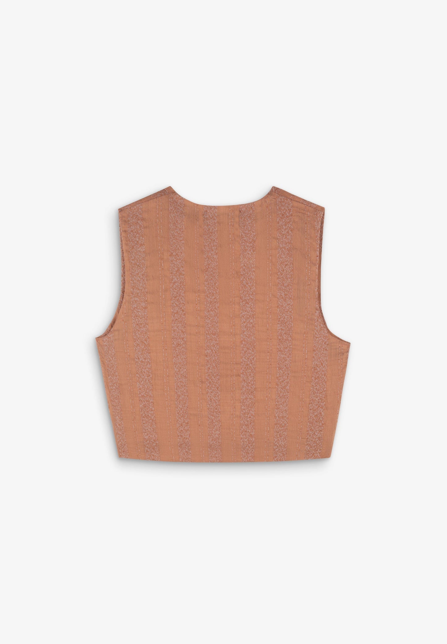 CHALECO RAYAS DETALLES BORDADOS