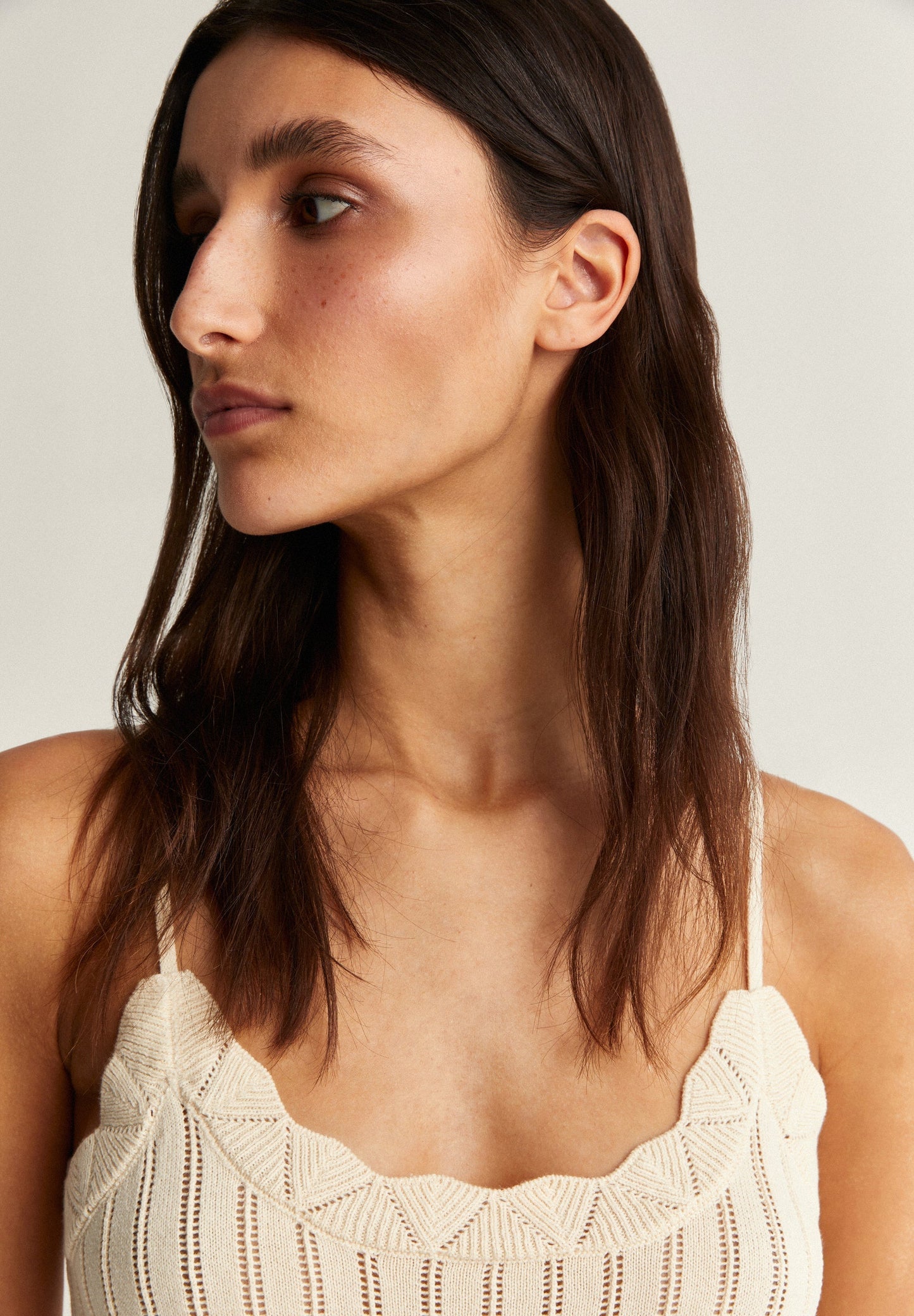 VESTIDO MIDI CROCHET TIRANTES