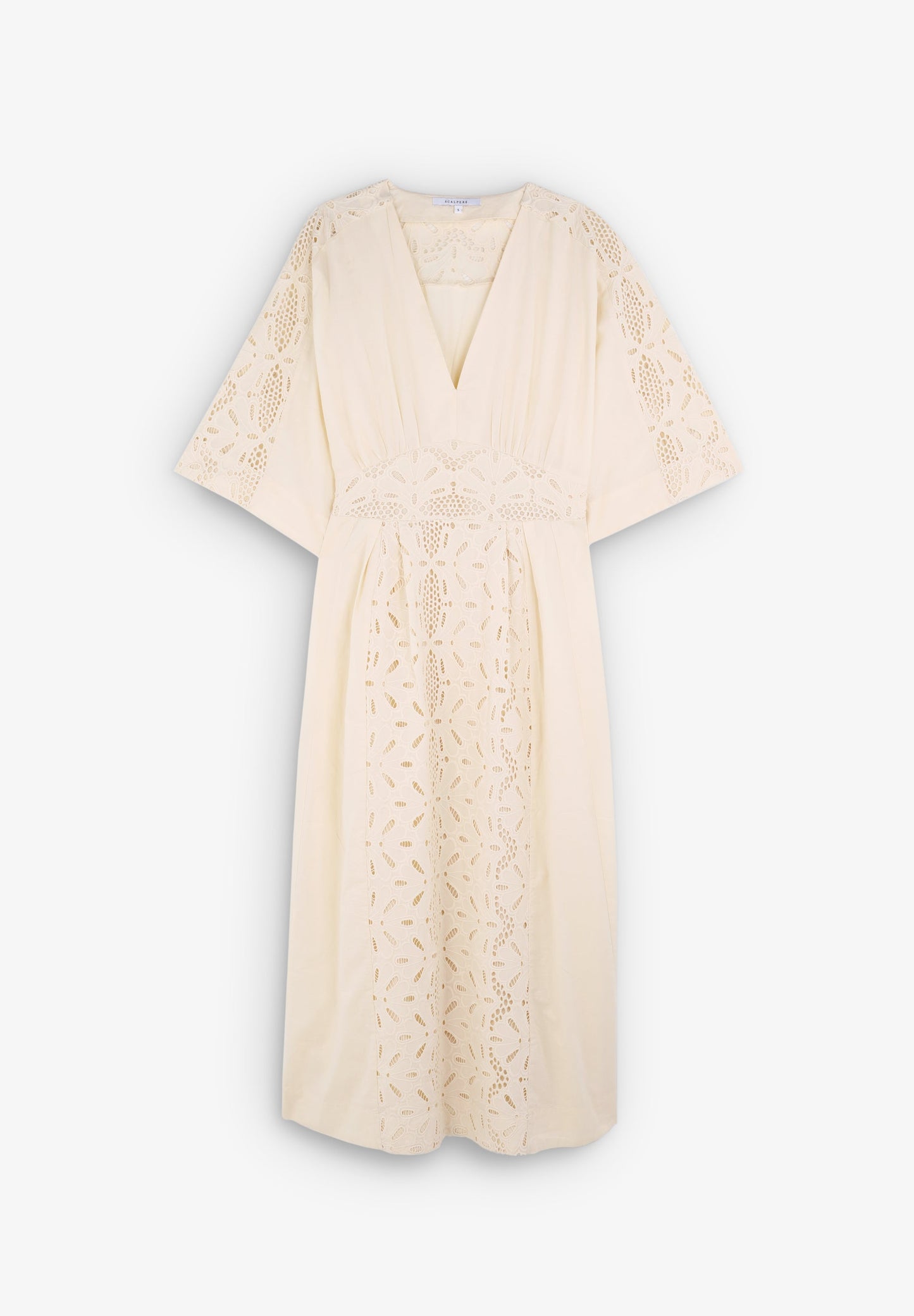 VESTIDO MIDI BORDADOS