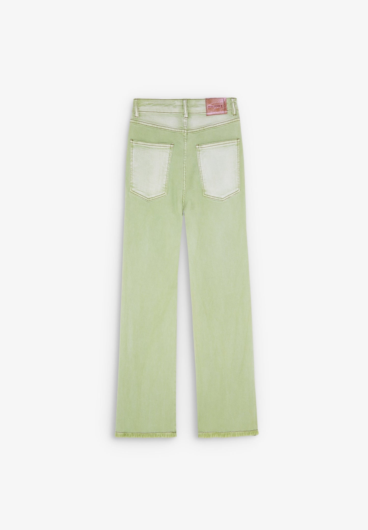 JEANS ANKLE FLARE DESTALLES DESFLECADOS