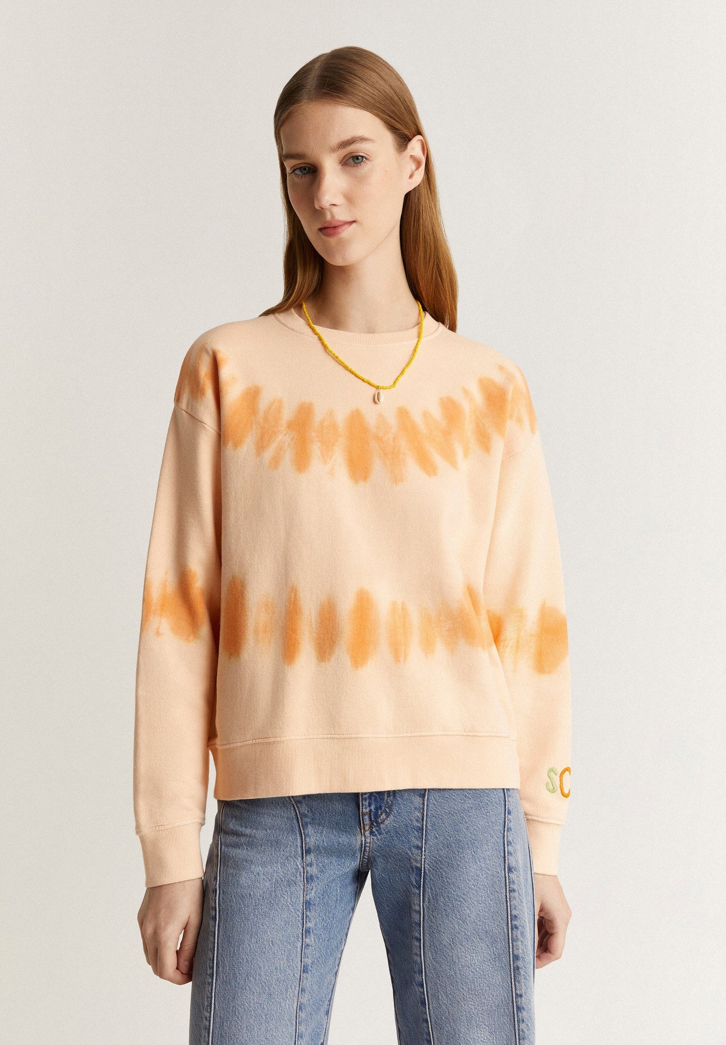 SUDADERA TIE DYE CALAVERA CONTRASTE