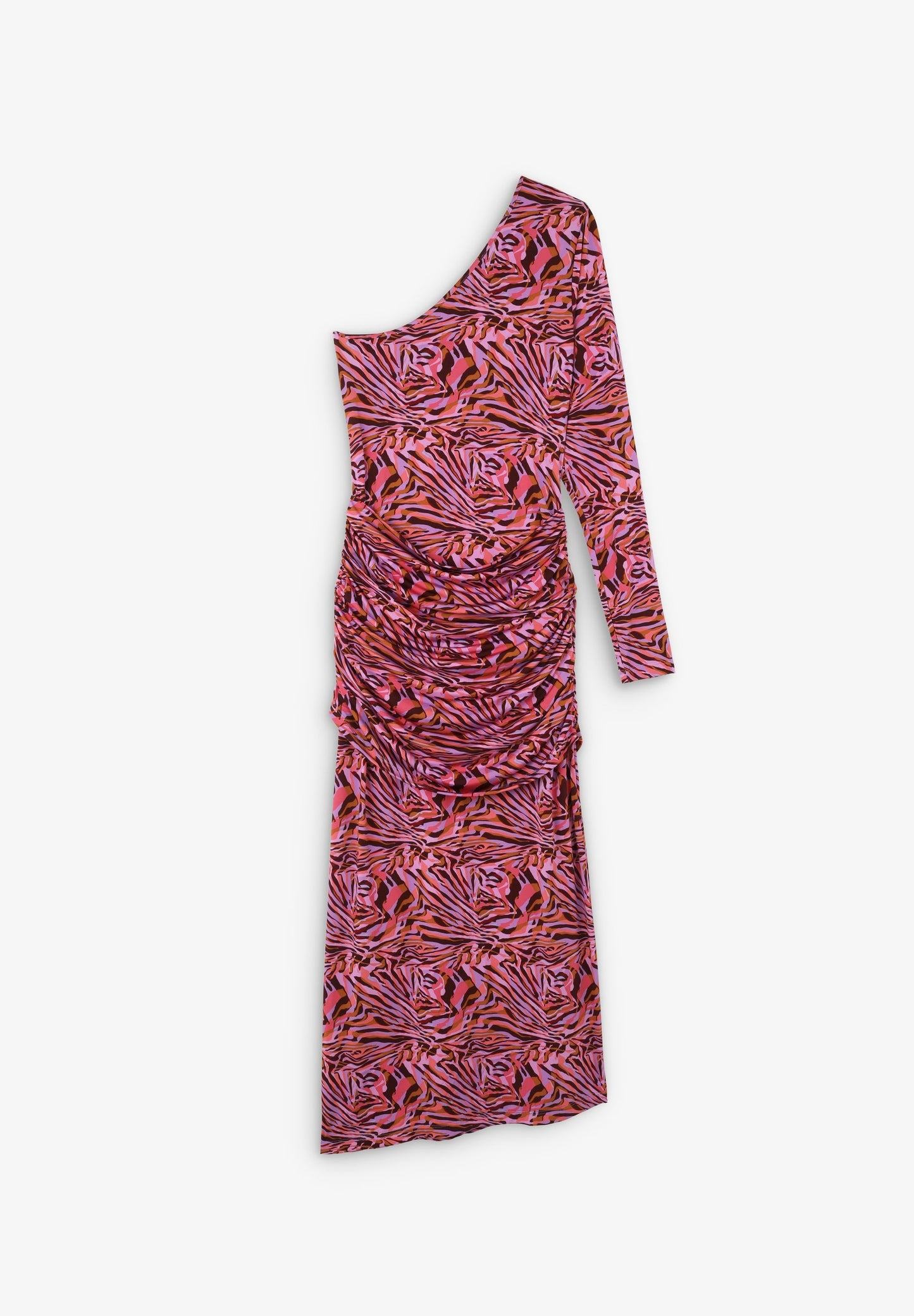 VESTIDO ASIMÉTRICO FRUNCES